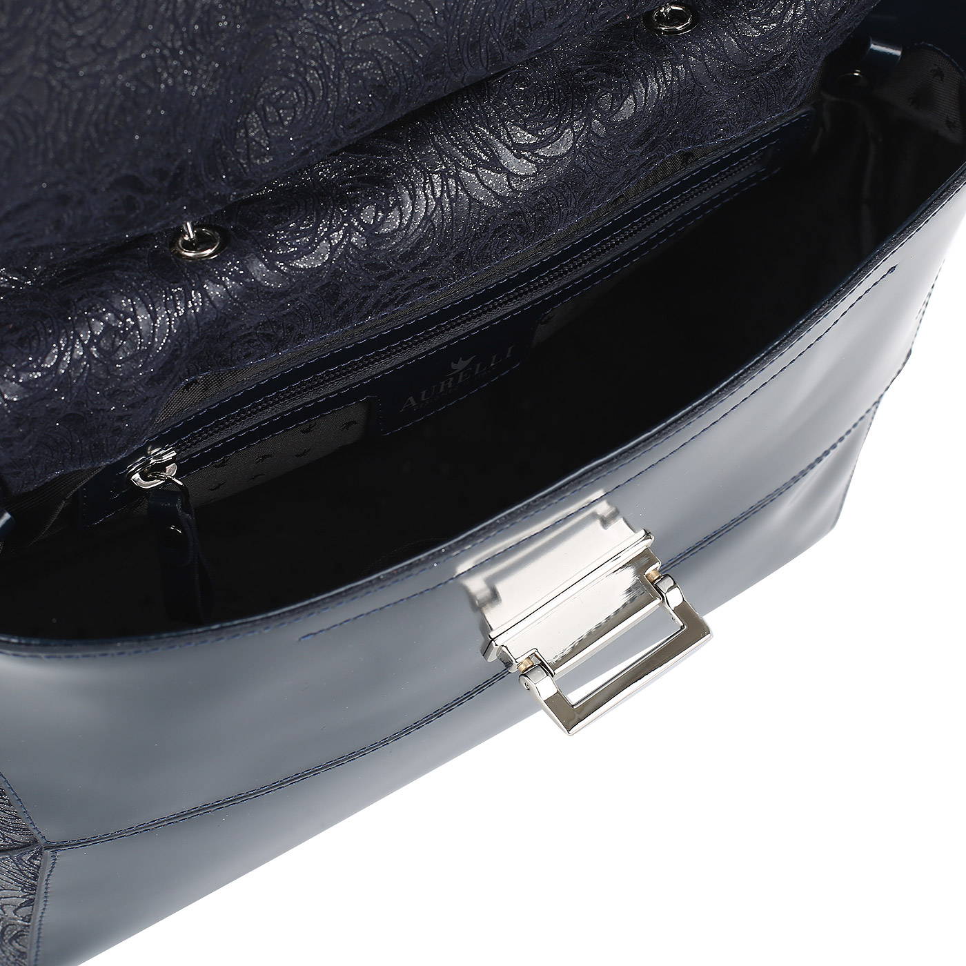 Сумка из комбинированной кожи Aurelli 