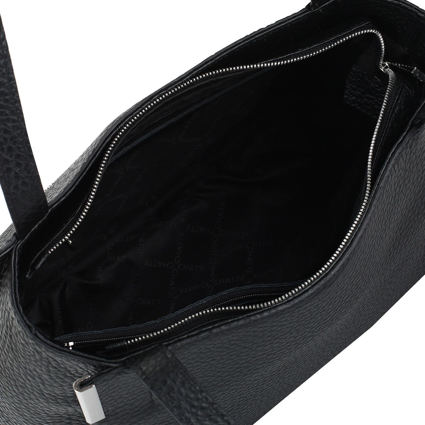 Кожаная сумка на молнии Chatte 