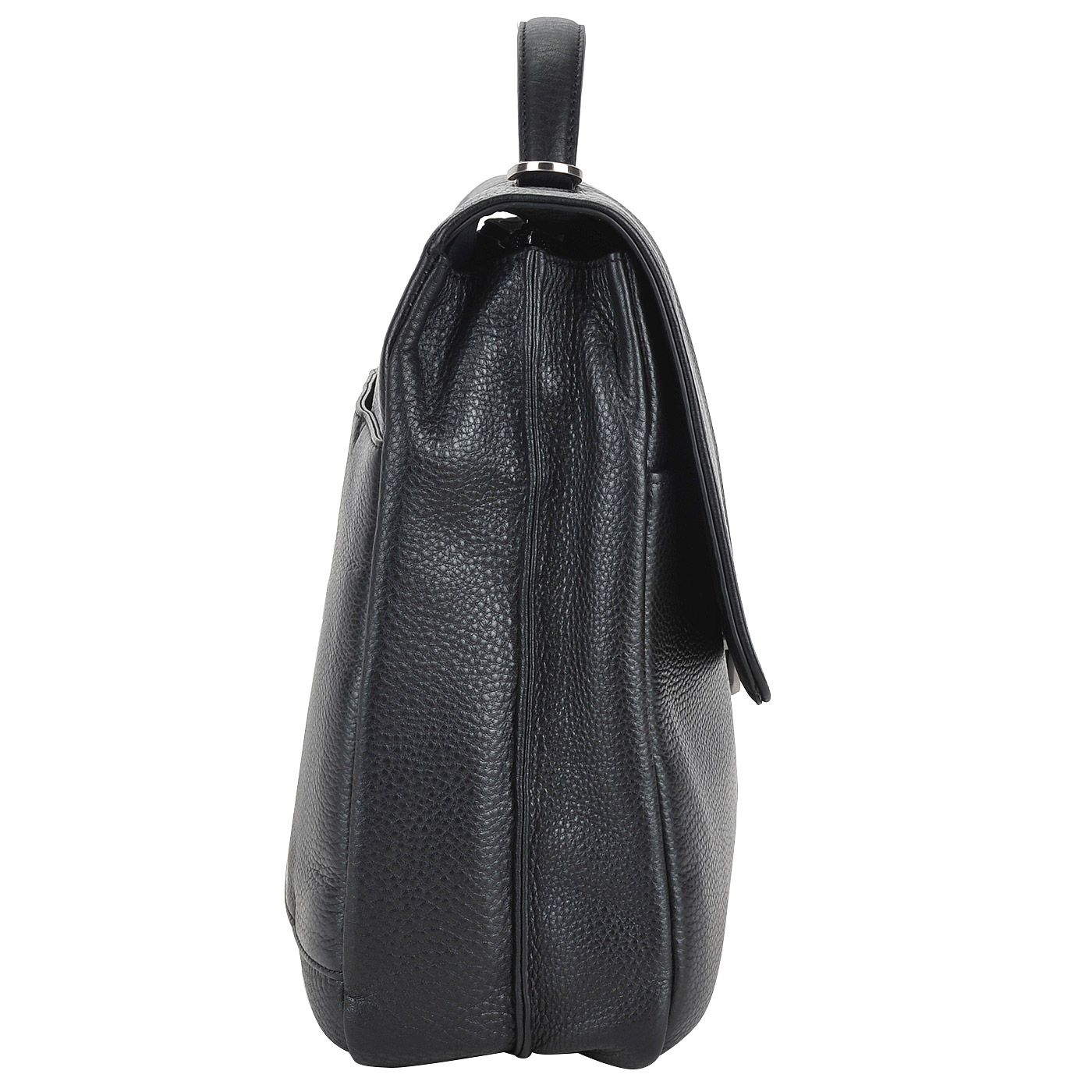 Мужской кожаный портфель черного цвета Braun Buffel Turin