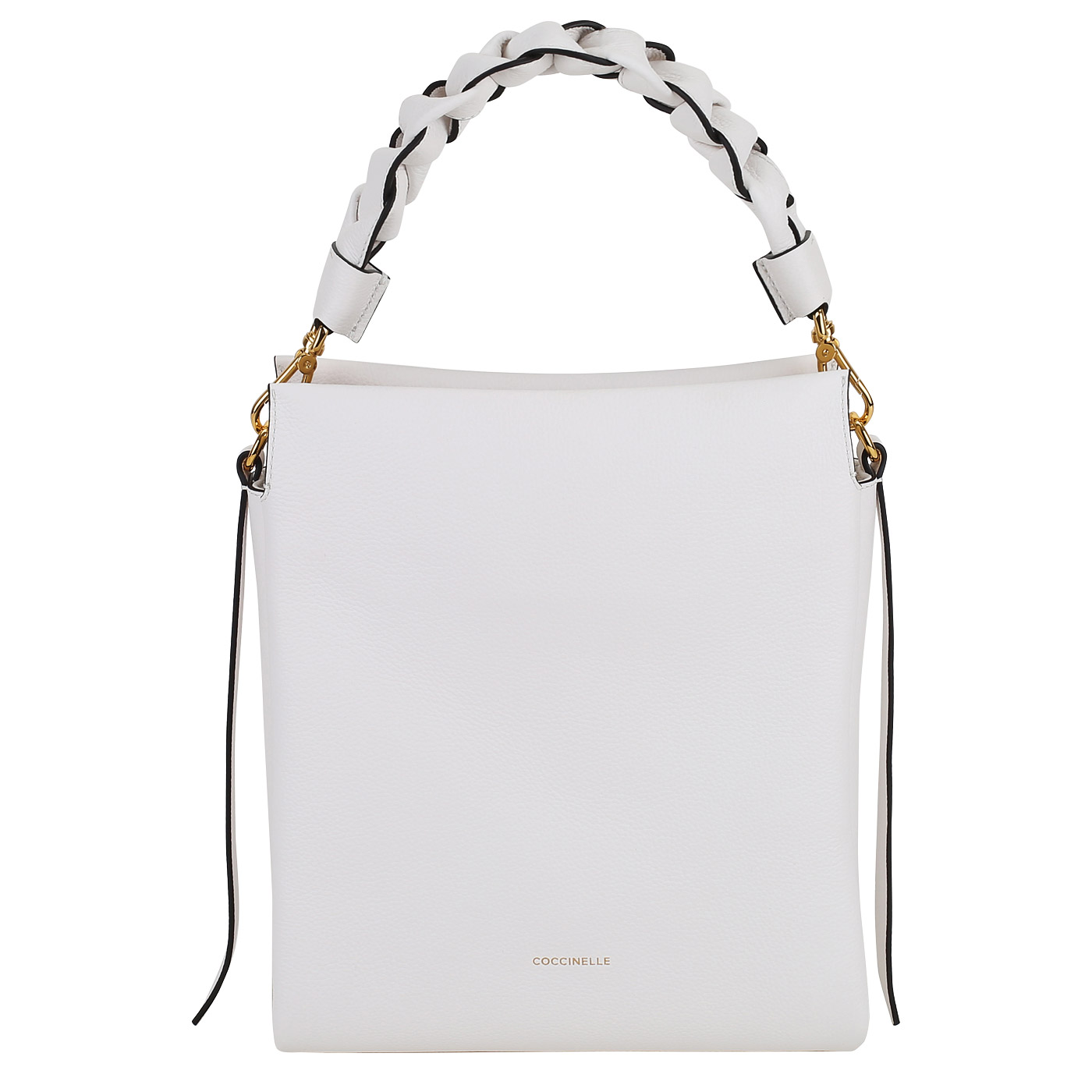 Coccinelle Кожаная сумка с плетеной ручкой