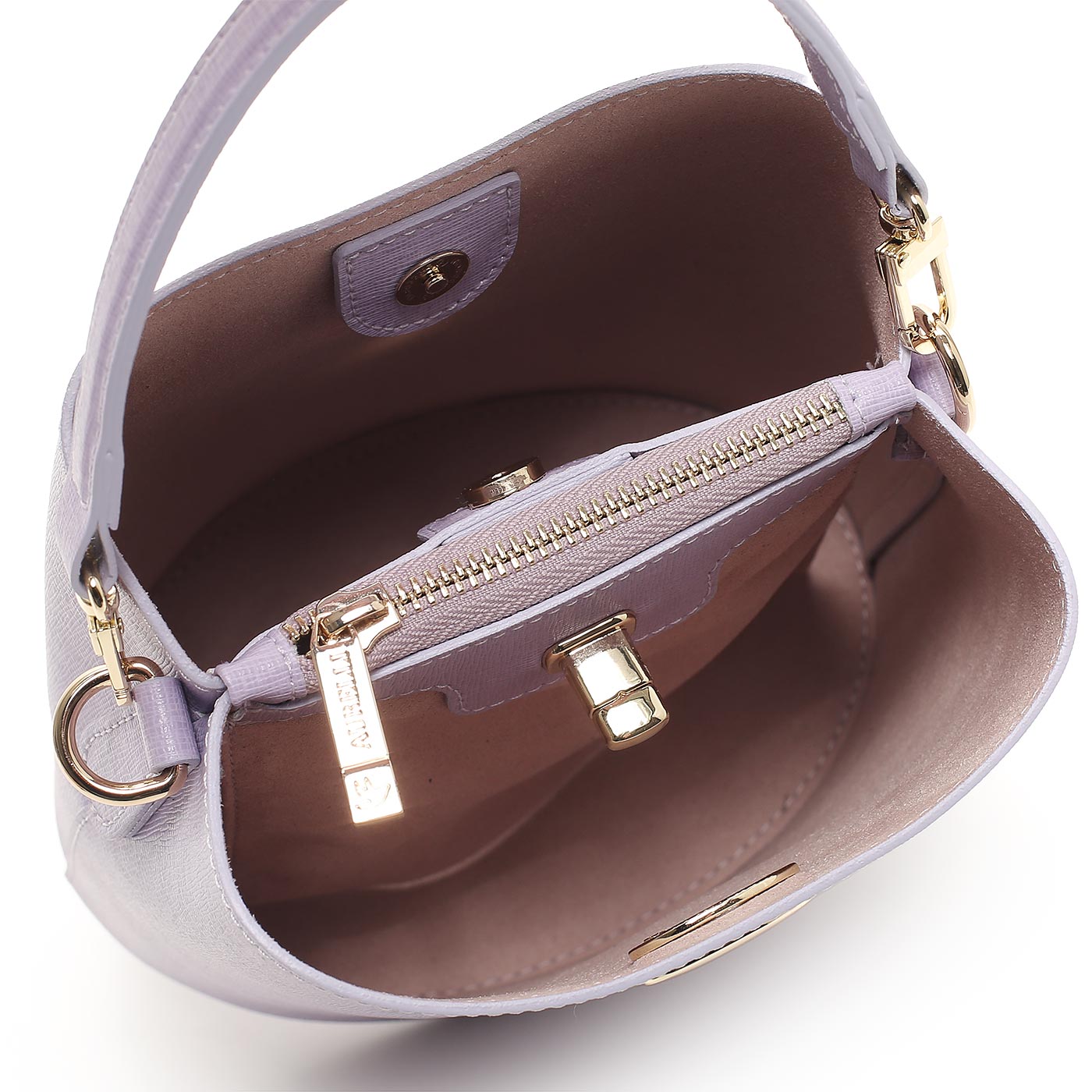 Кожаная сумка Aurelli Saffiano