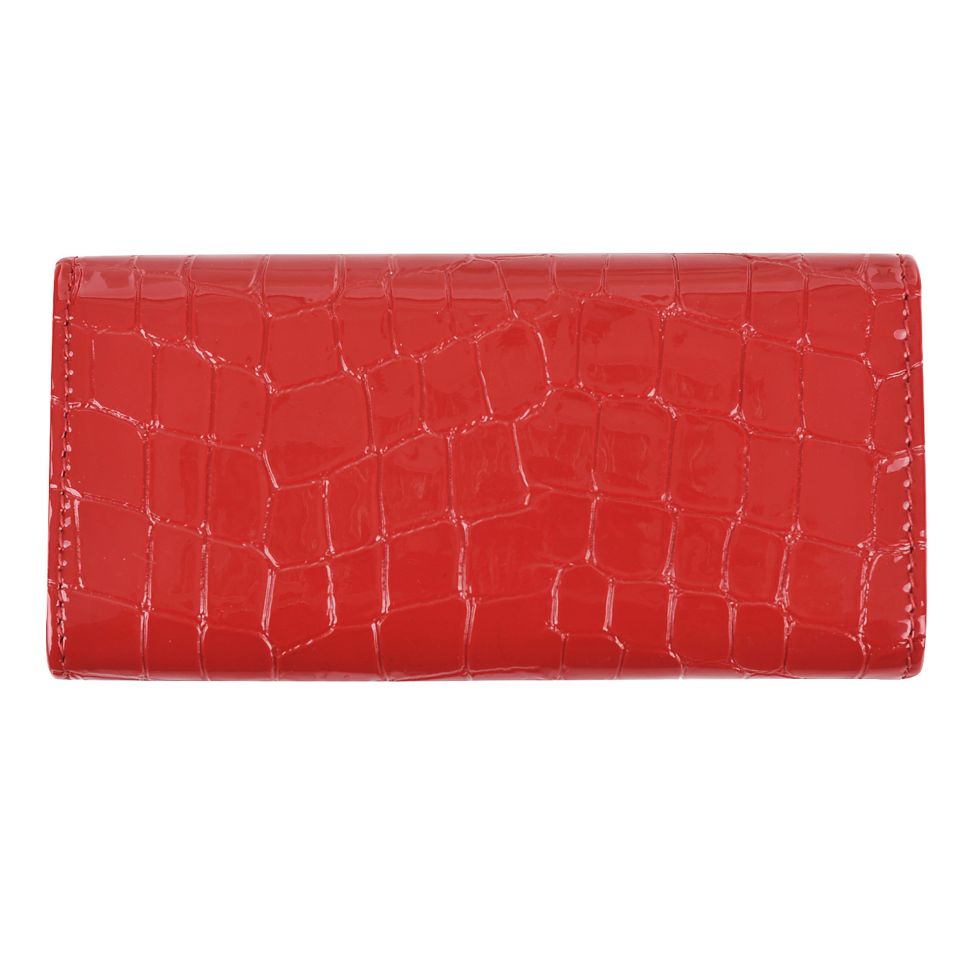 Красная ключница с отделкой под крокодиловую кожу Aurelli Divine