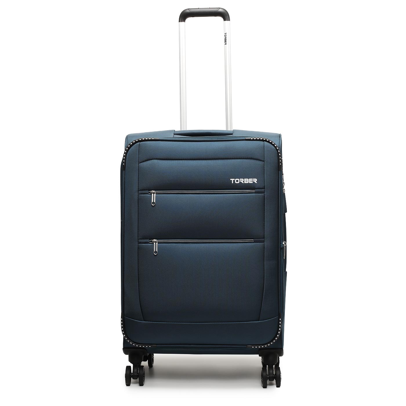 Чемодан средний M тканевый Torber Vivi