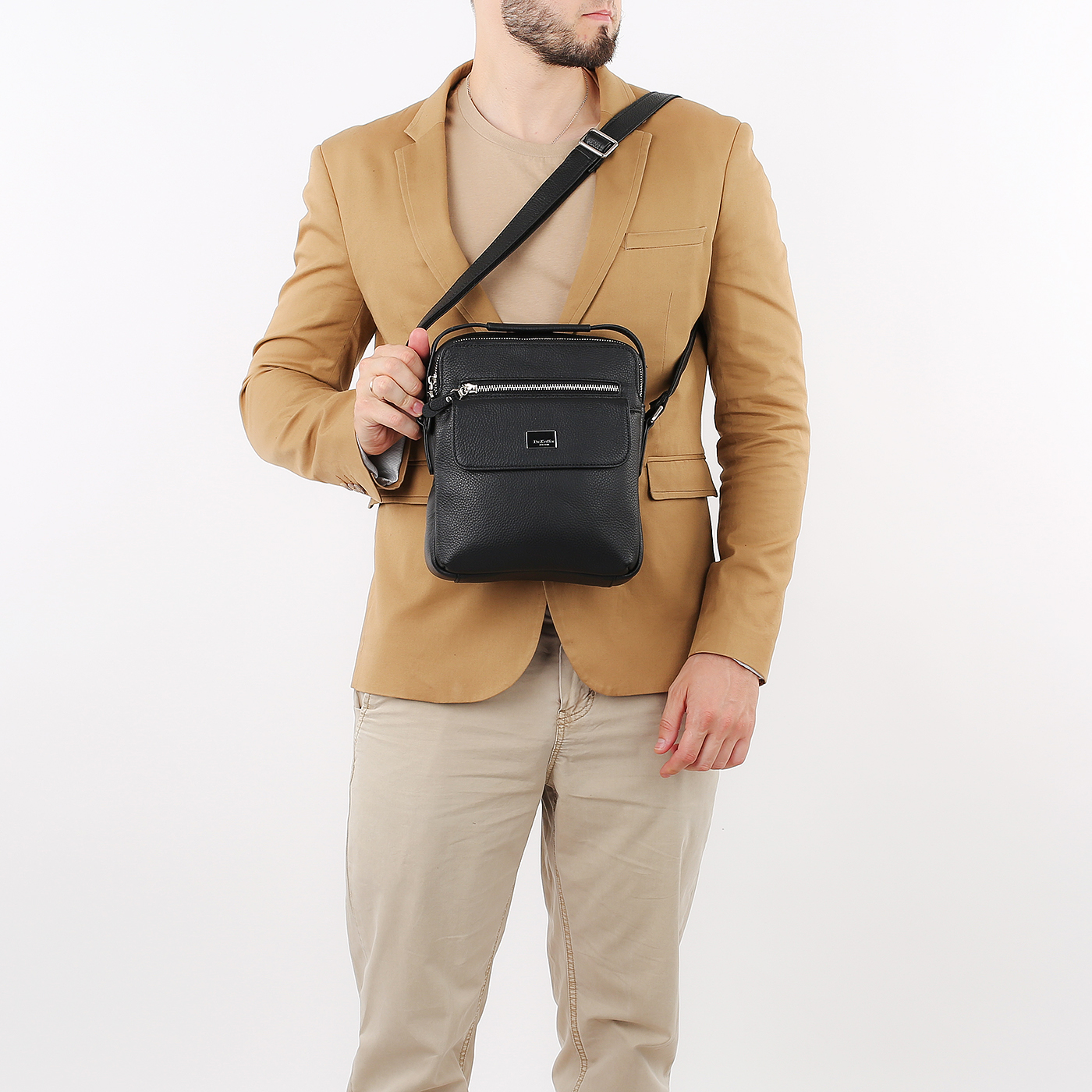 Кожаная сумка-планшет Dr. Koffer 