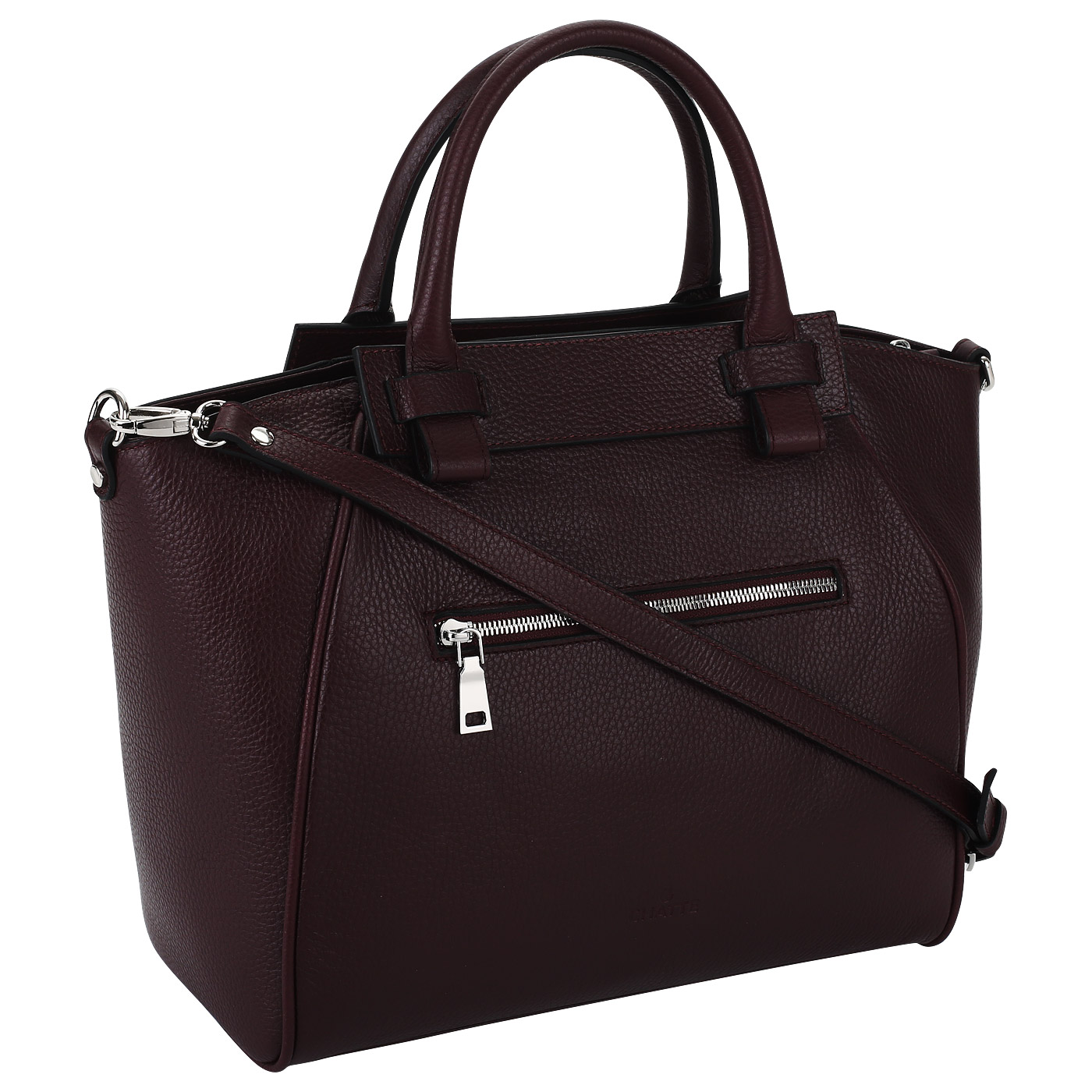 Сумка из зернистой кожи Chatte 