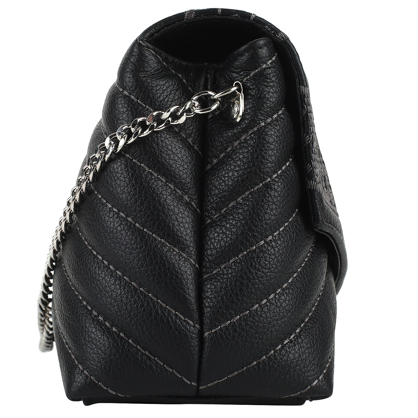 Стеганая кожаная сумочка через плечо Marina Creazioni 