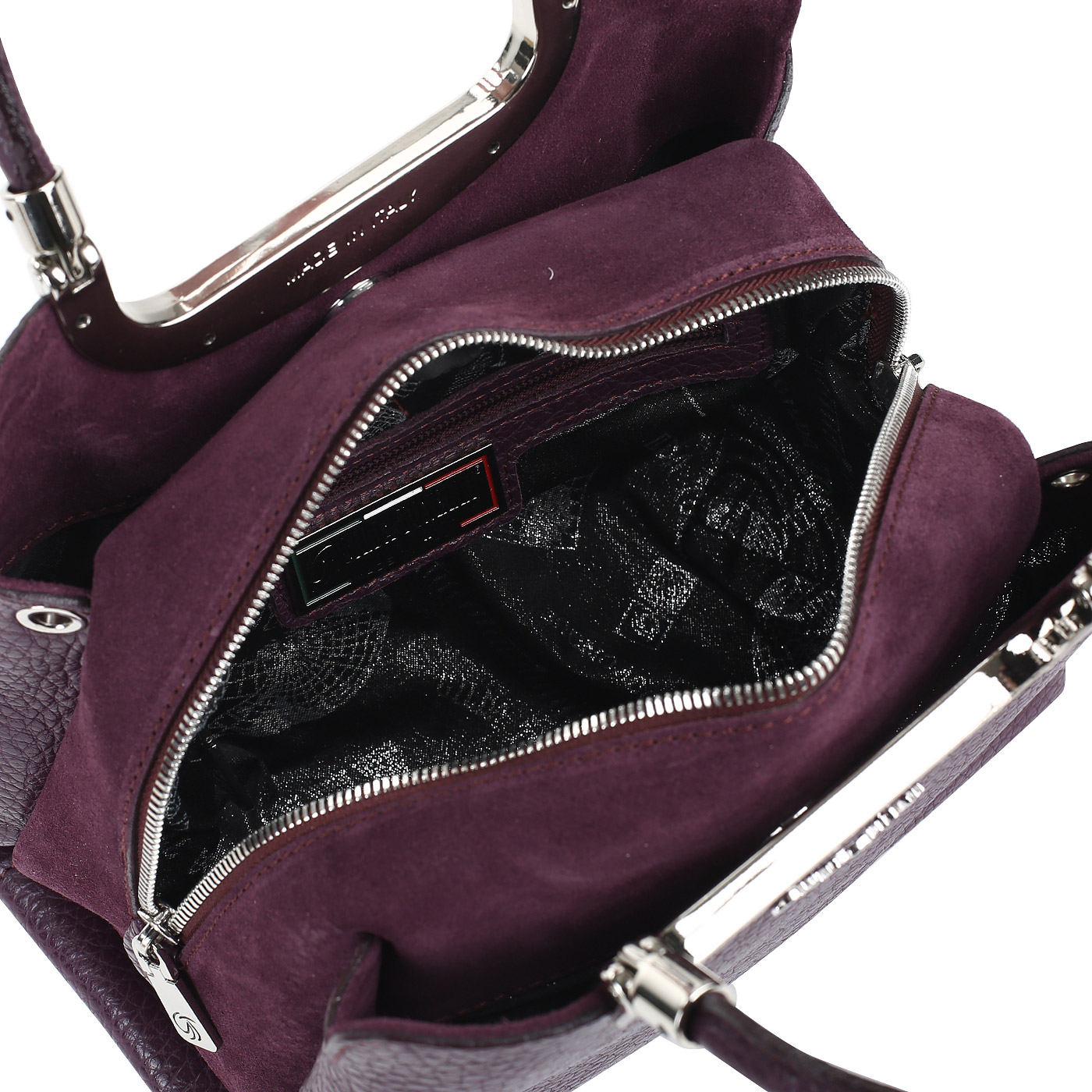 Компактная бордовая сумочка Gilda Tonelli Cerv Cam