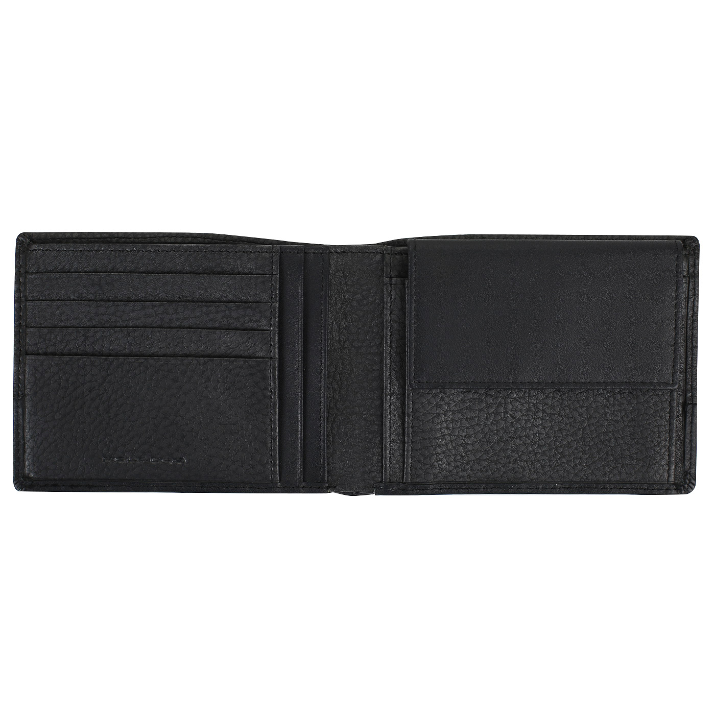 Черное кожаное портмоне Piquadro Line