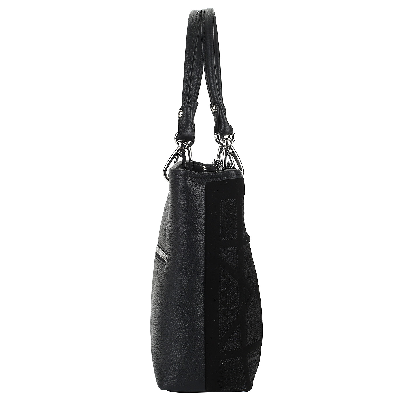 Комбинированная сумочка на молнии Marina Creazioni 