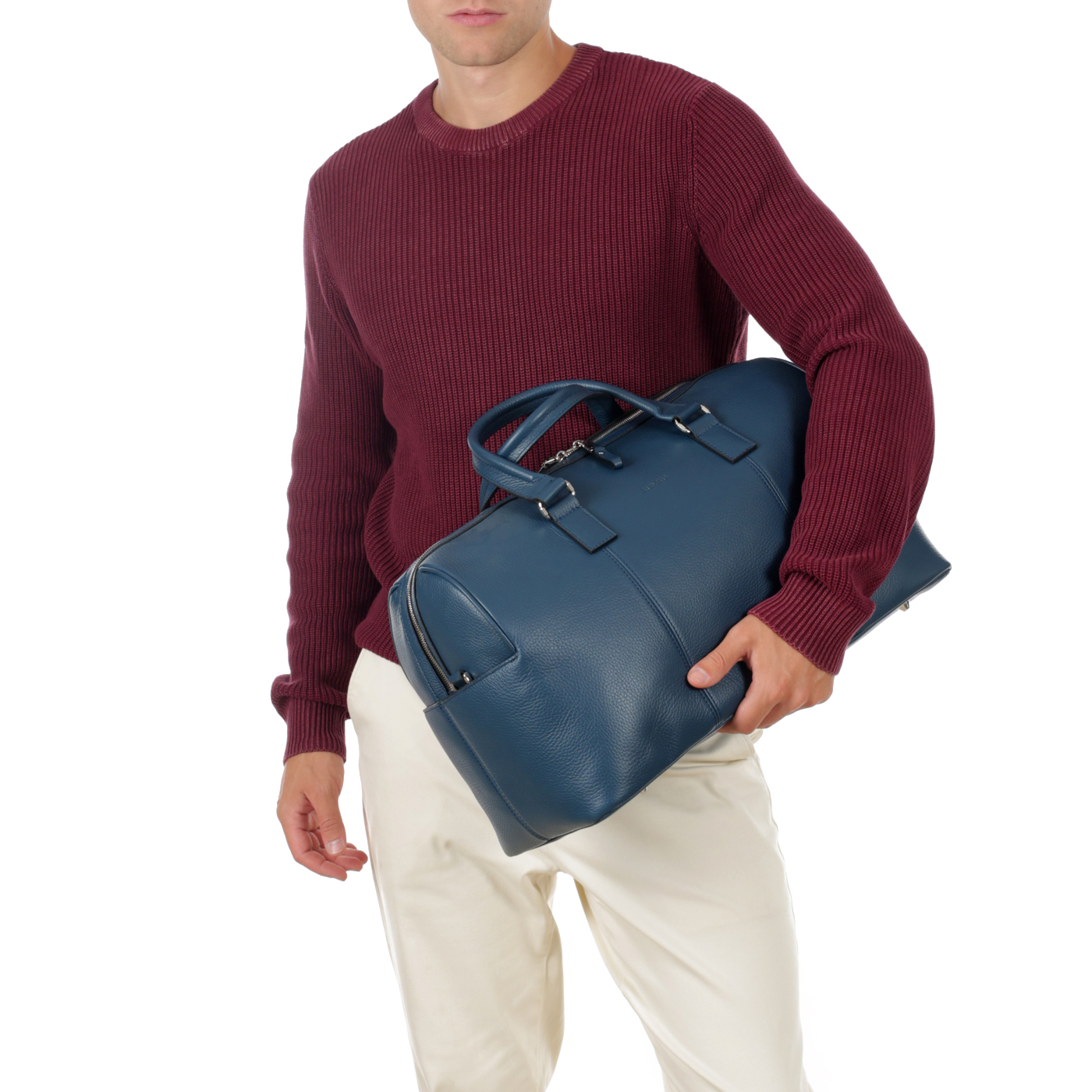 Дорожная сумка из натуральной кожи Stevens 