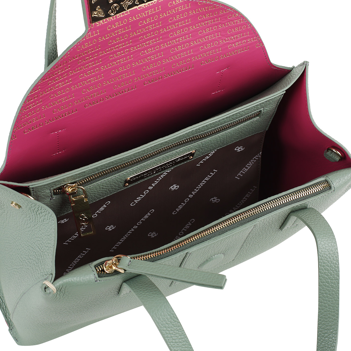 Кожаная сумка Carlo Salvatelli Sharon gemma