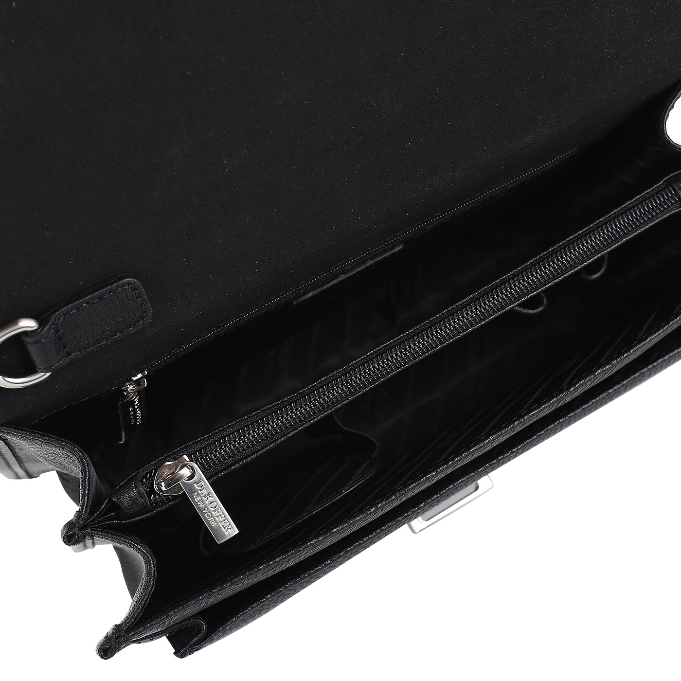 Визитка из черной кожи Dr. Koffer 