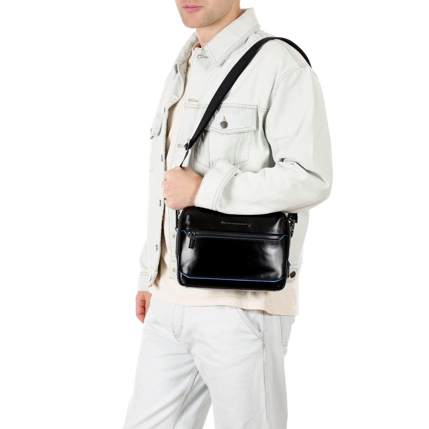 Сумка через плечо Piquadro Blue square