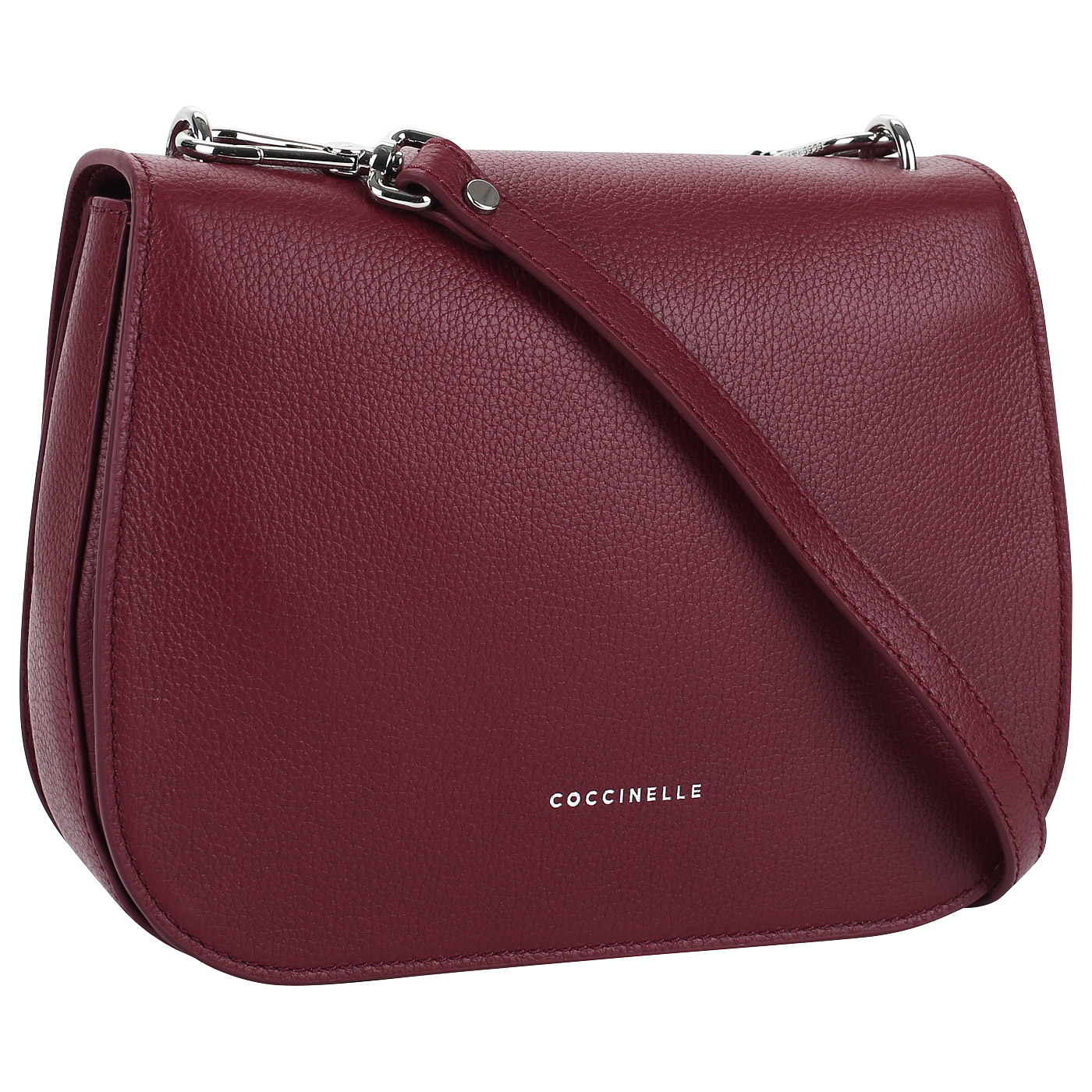 Кожаная сумочка кросс-боди Coccinelle Craquante