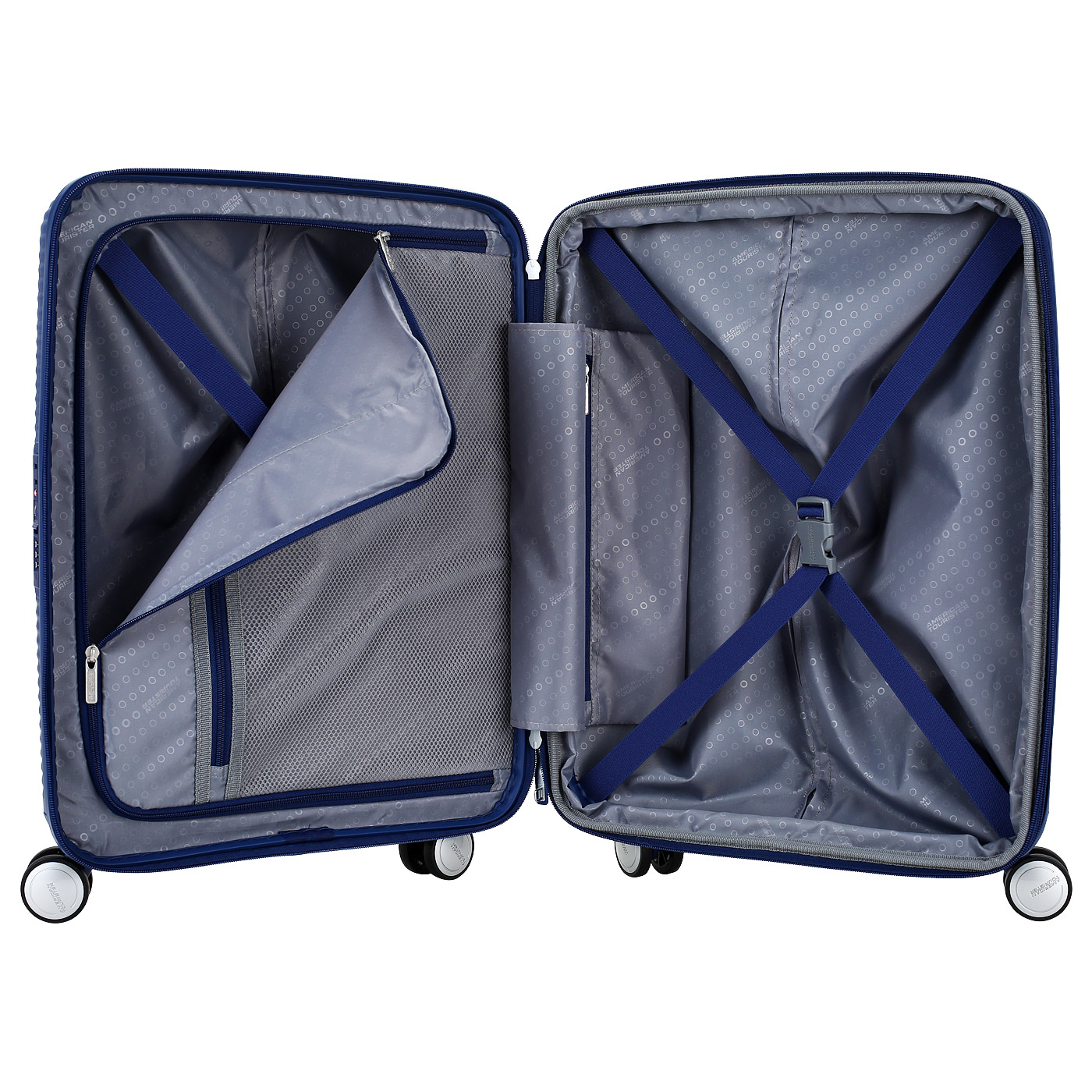 Чемодан для ручной клади из полипропилена с кодовым замком American Tourister Soundbox