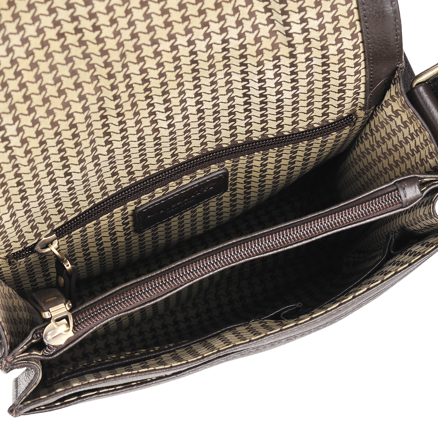 Мужская кожаная сумка через плечо Dr. Koffer 