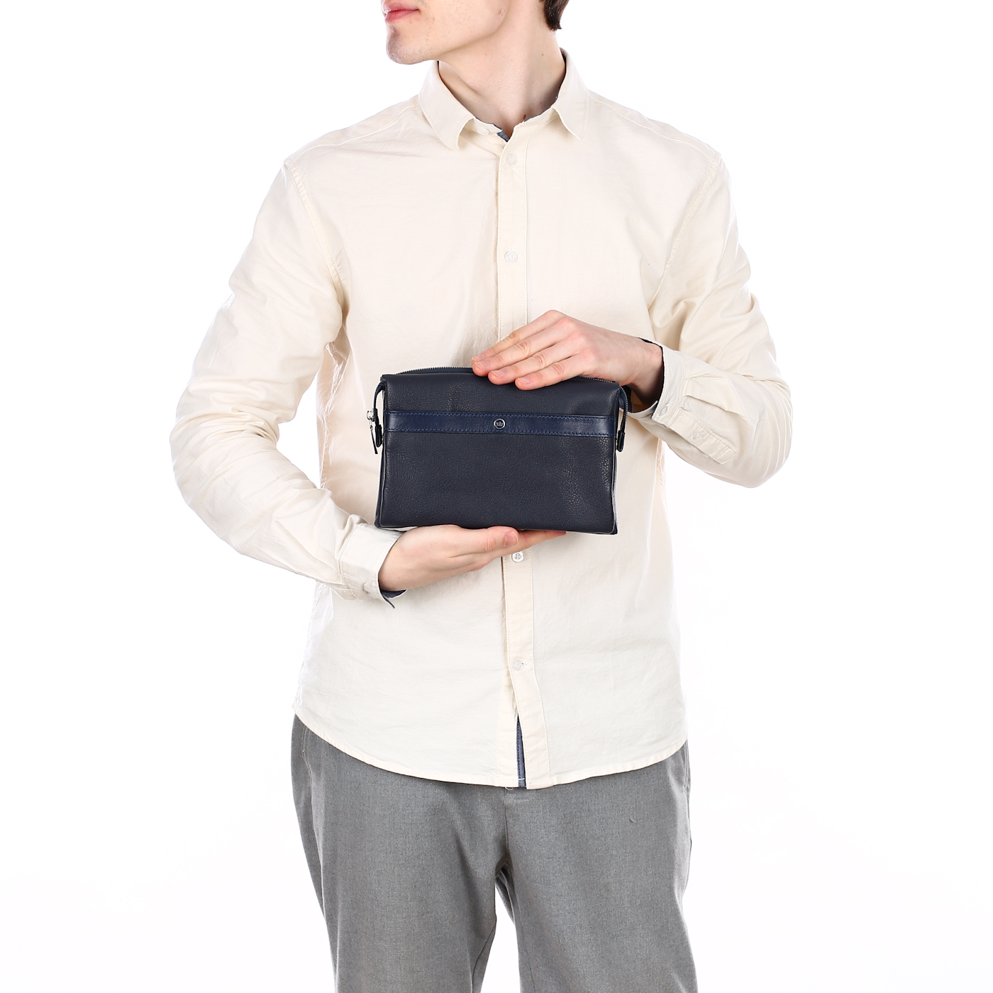 Кожаная барсетка Stevens 