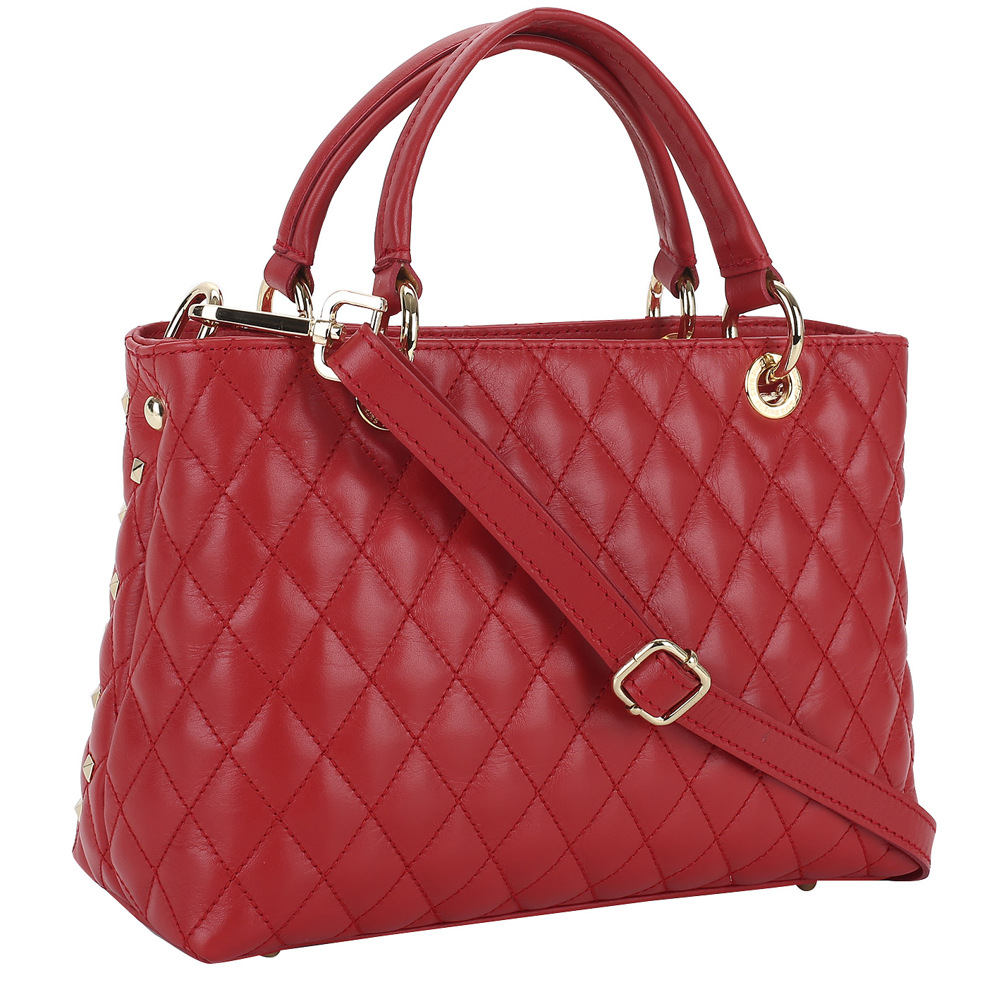 Сумка из стеганой кожи Sara Burglar Nelly Star