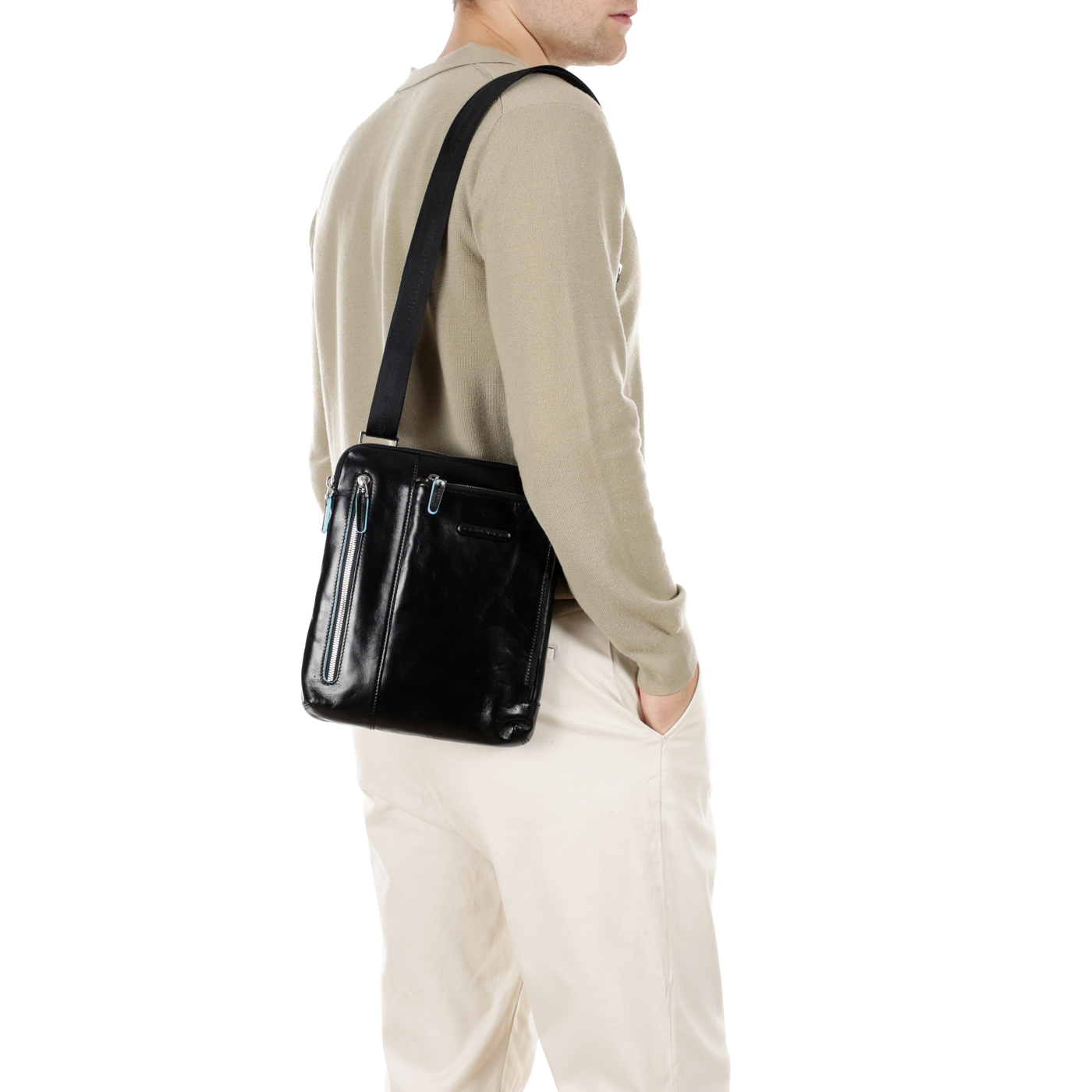 Сумка через плечо Piquadro Blue square