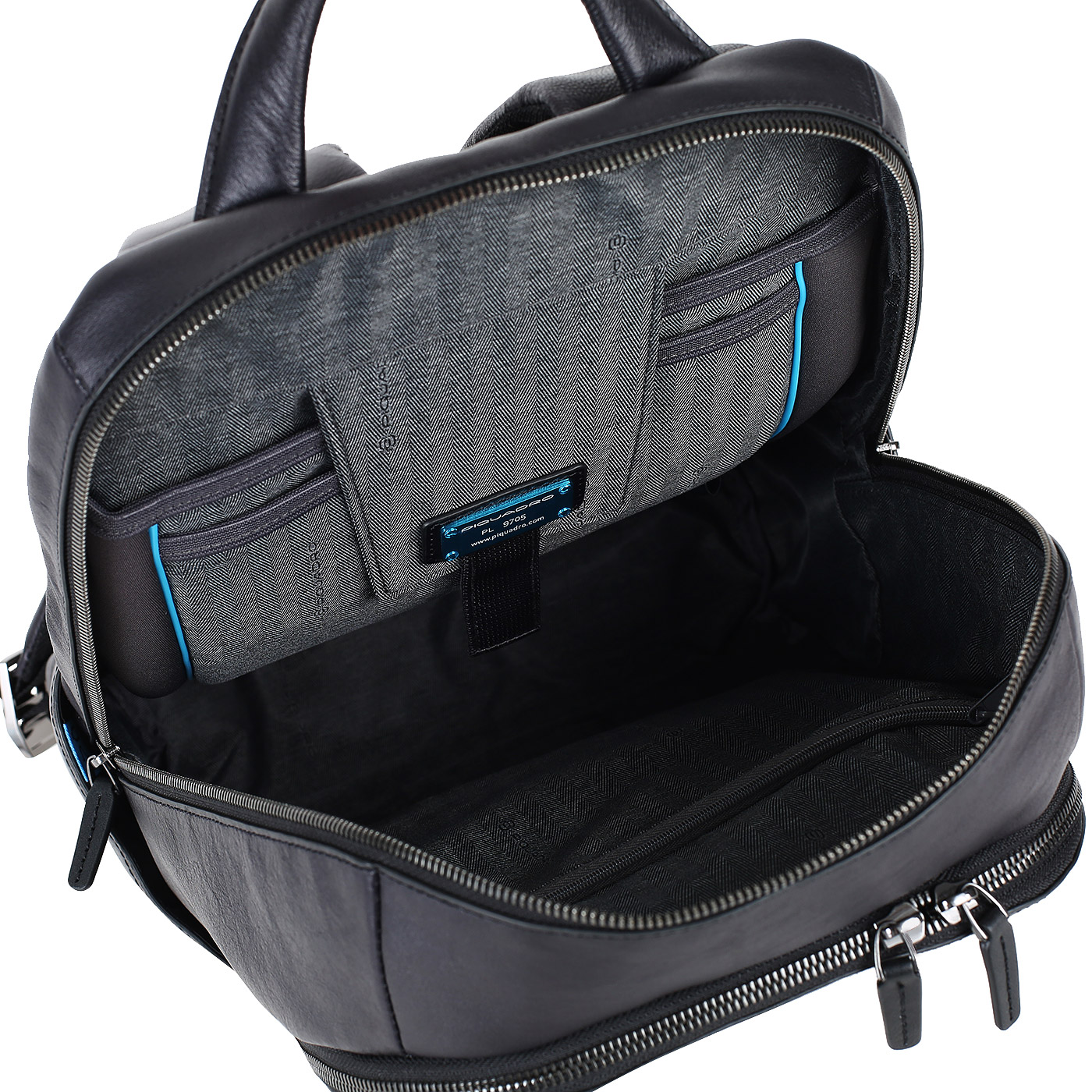 Кожаный рюкзак Piquadro Black square