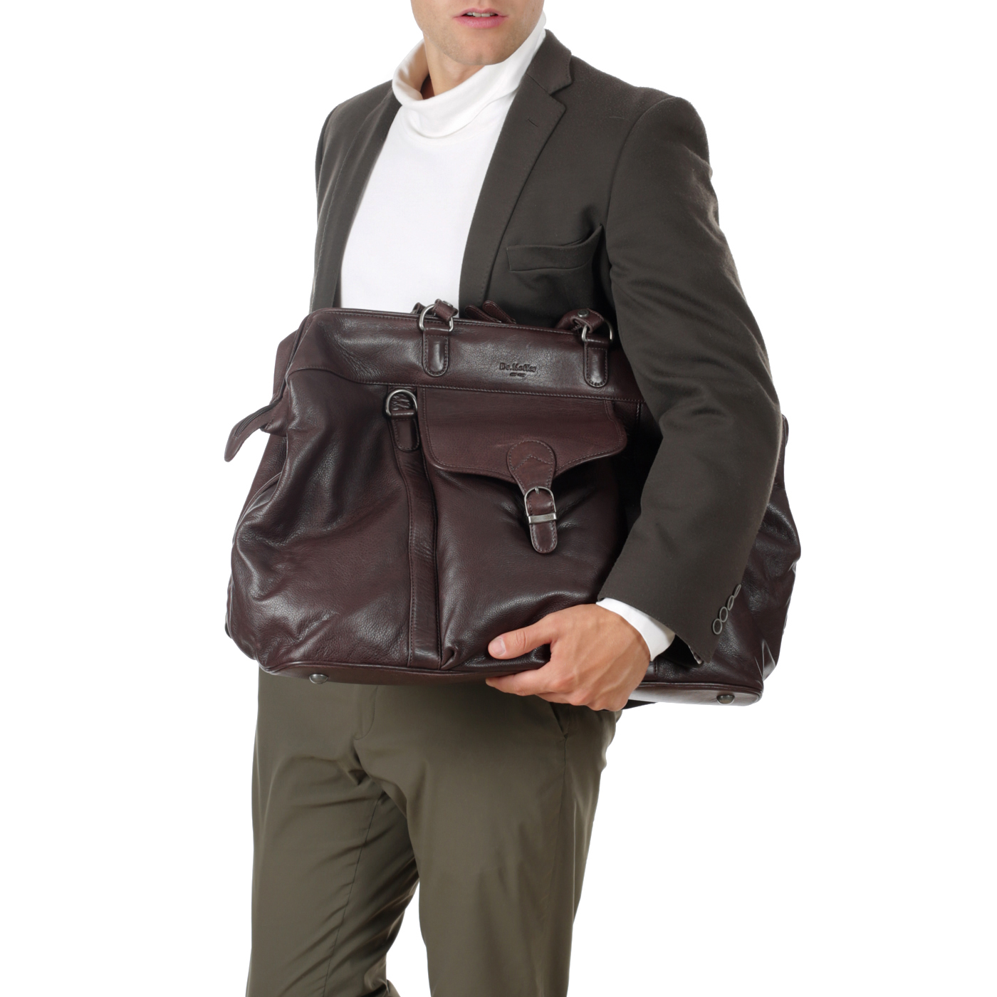 Кожаная дорожная сумка Dr. Koffer 