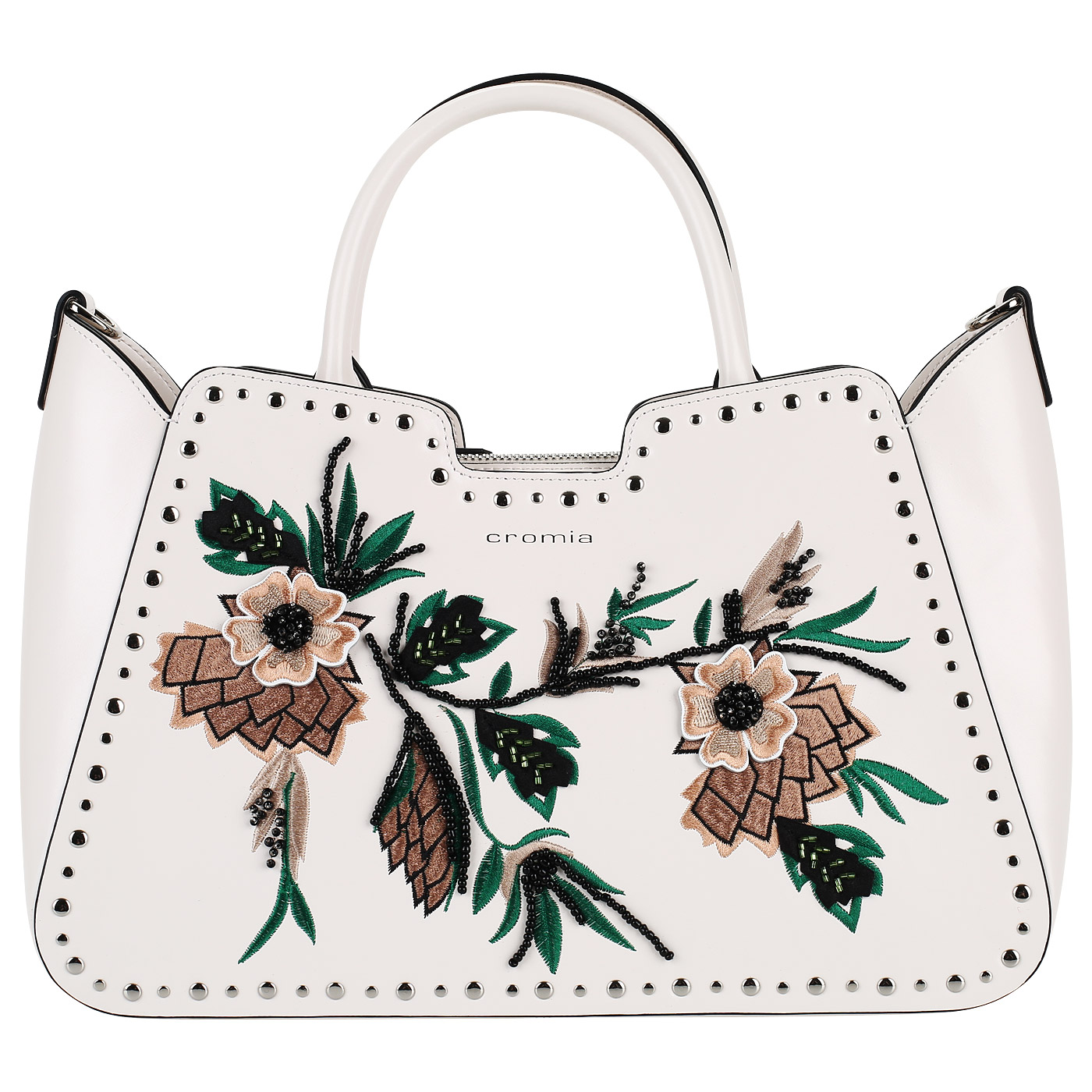 Cromia Кожаная сумка с плечевым ремешком