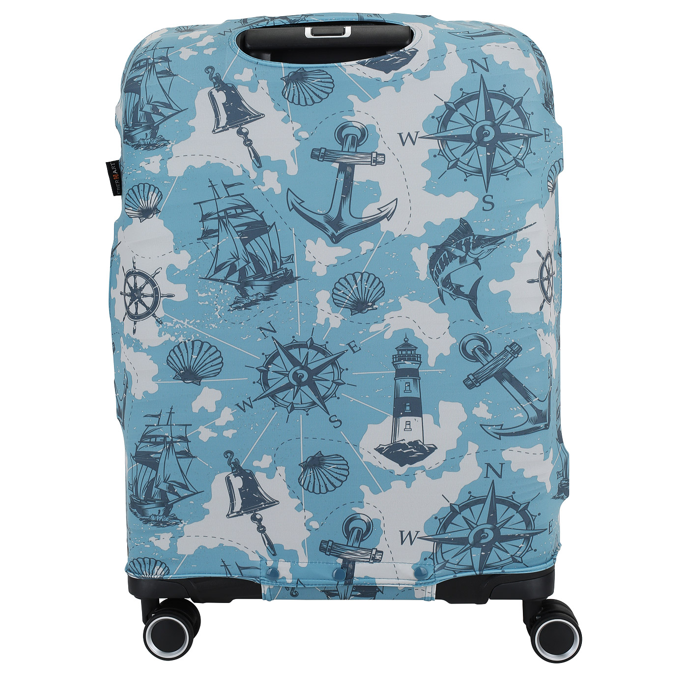 Чехол для чемодана Eberhart Ocean Trip Light Blue