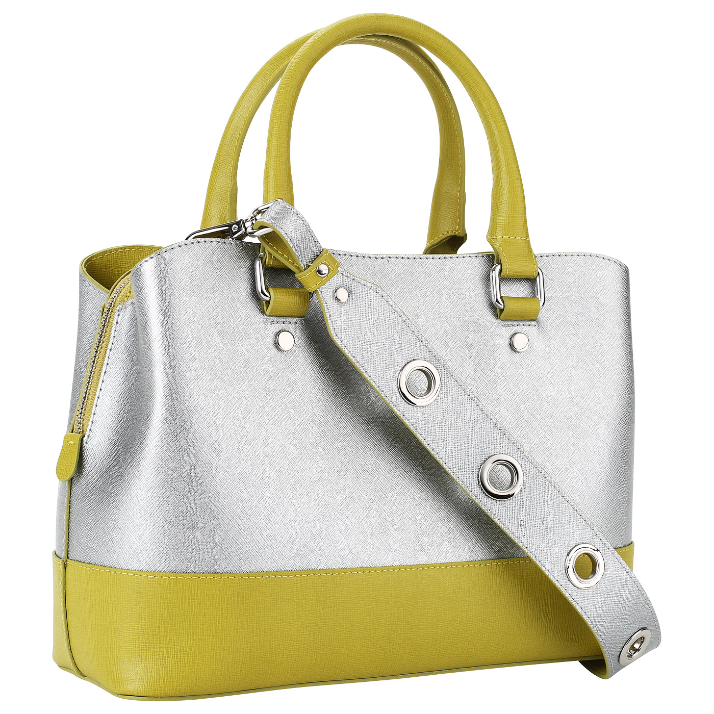 Женская сумка из сафьяновой кожи Aurelli 