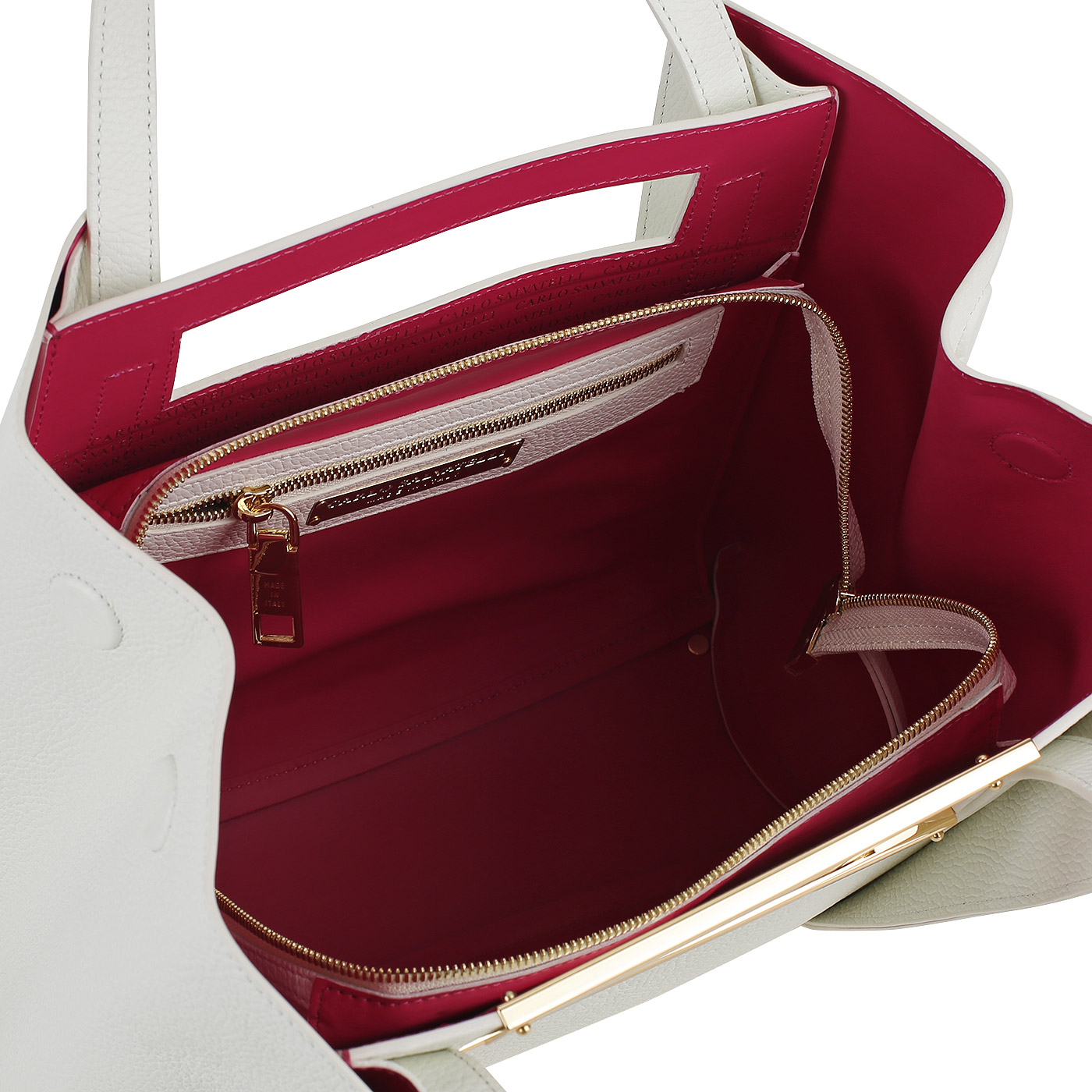 Кожаная сумка Carlo Salvatelli Zaira gemma