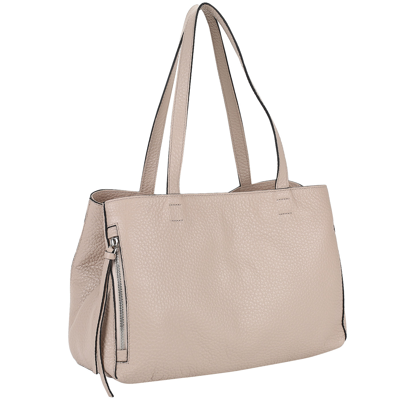 Кожаная сумка с длинными ручками Chatte 