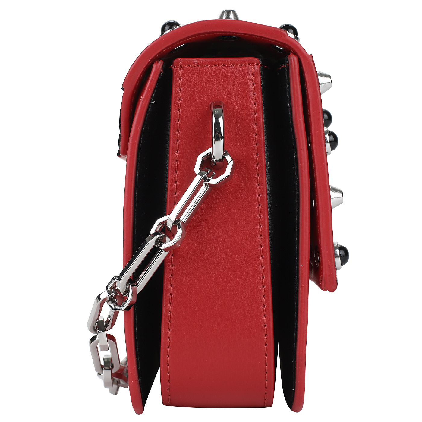 Красная сумочка с аппликацией Cavalli Class Milano Rmx