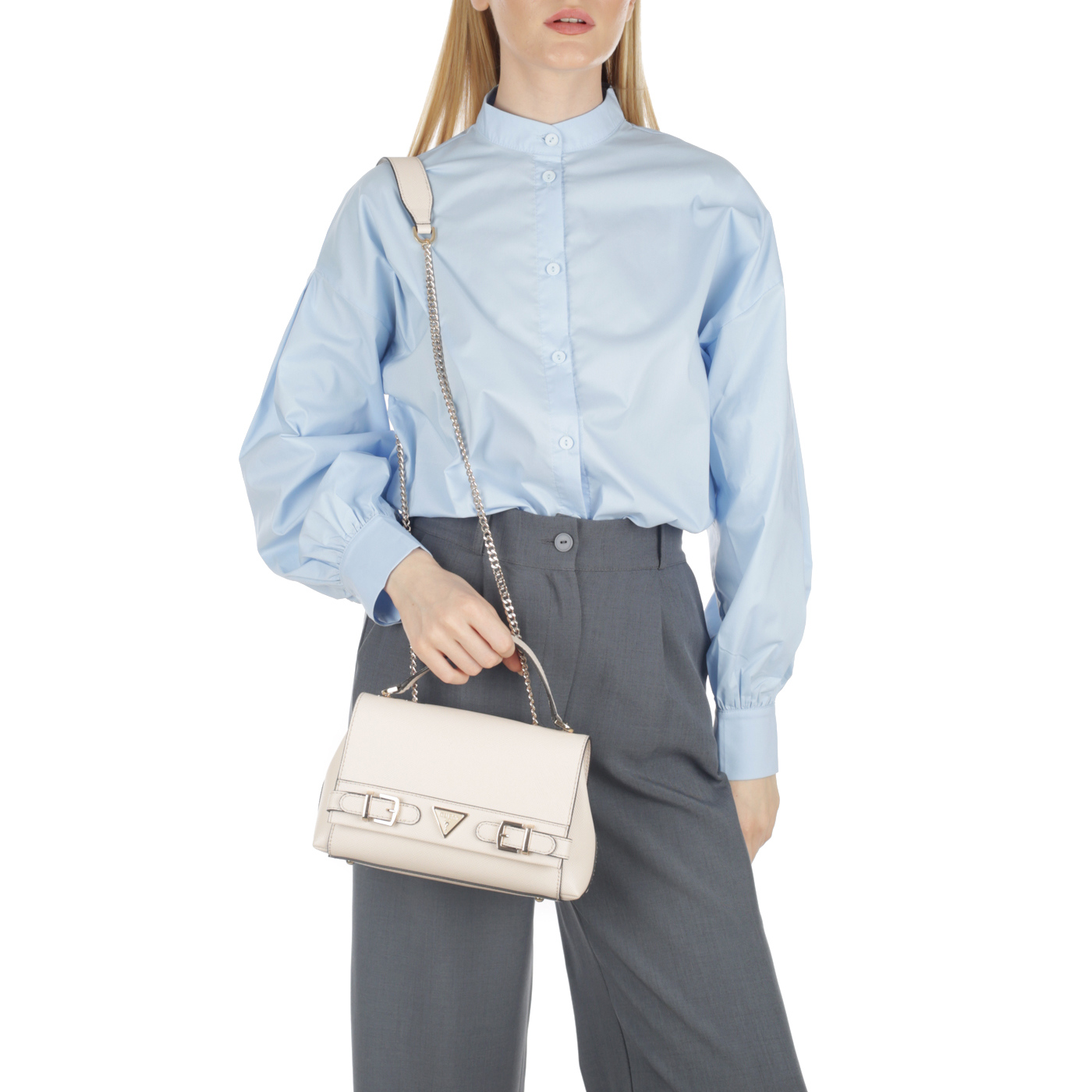 Сумка с ручками-цепочками Guess Levante