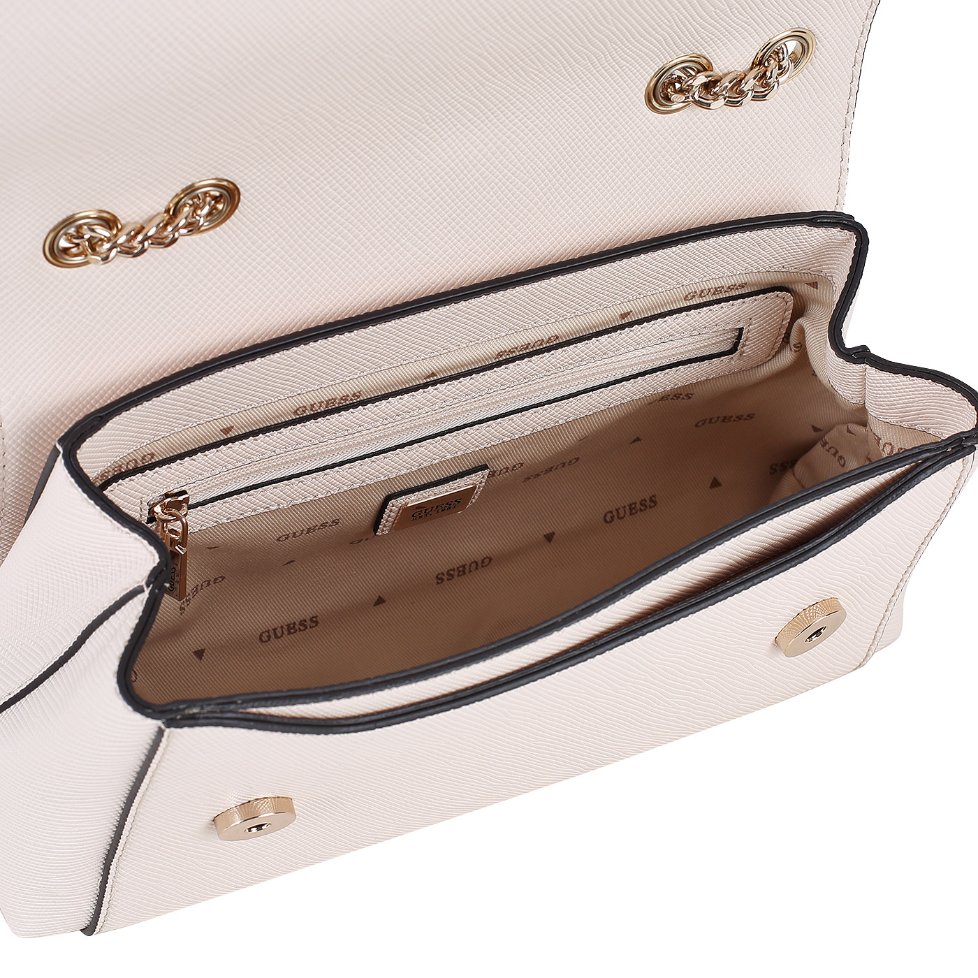 Сумка с ручками-цепочками Guess Levante