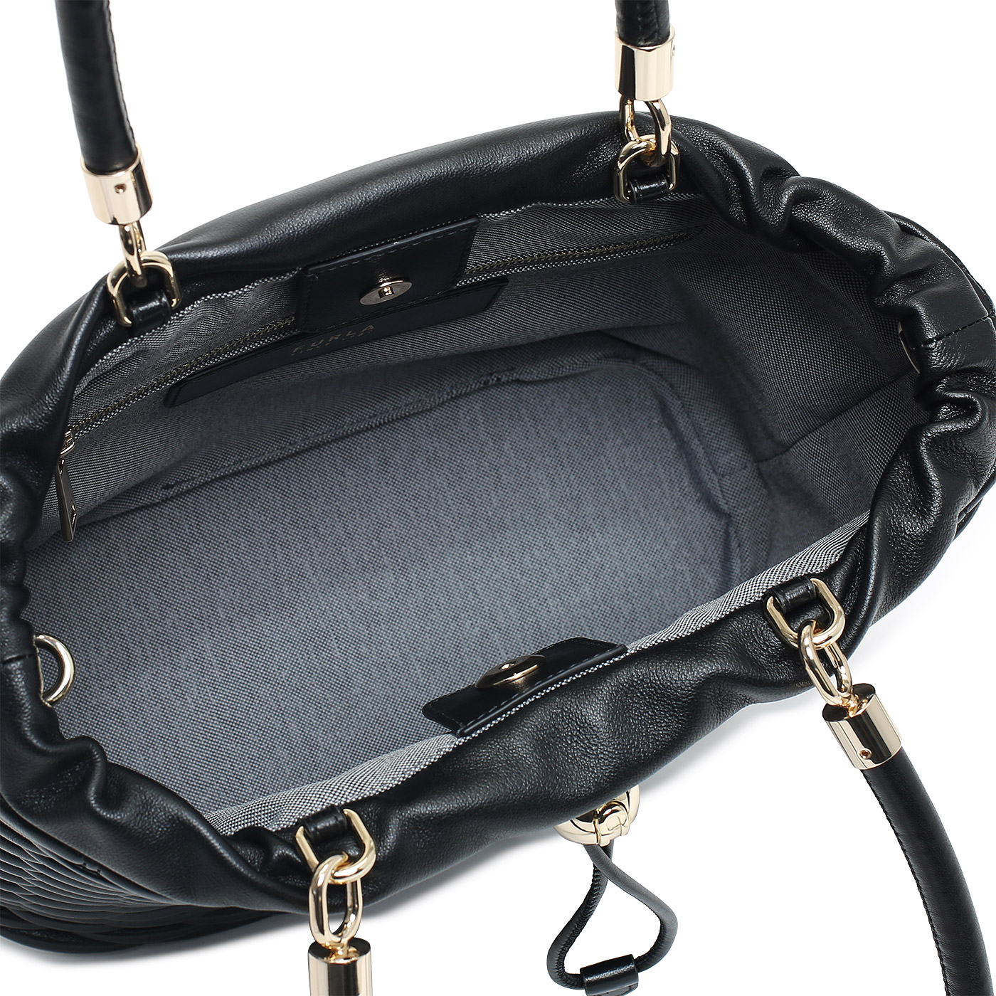 Кожаная сумка Furla Mionido