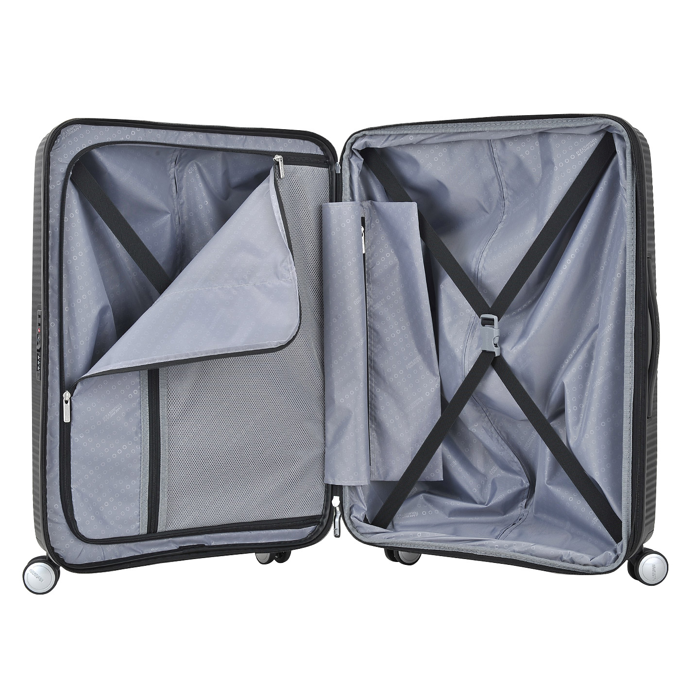 Чемодан средний M из полипропилена с кодовым замком American Tourister Soundbox