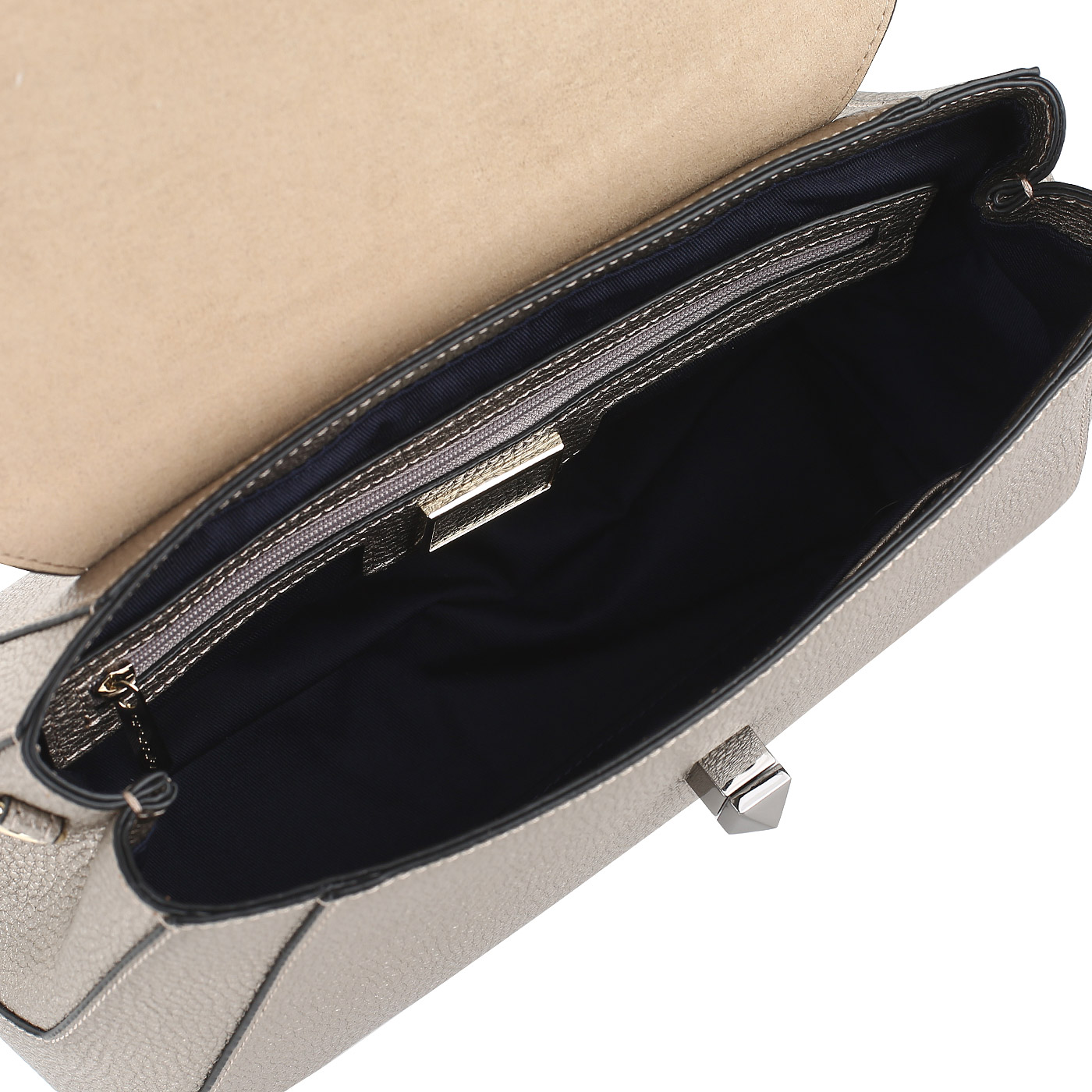 Сумка из золотистой кожи Cromia Mina