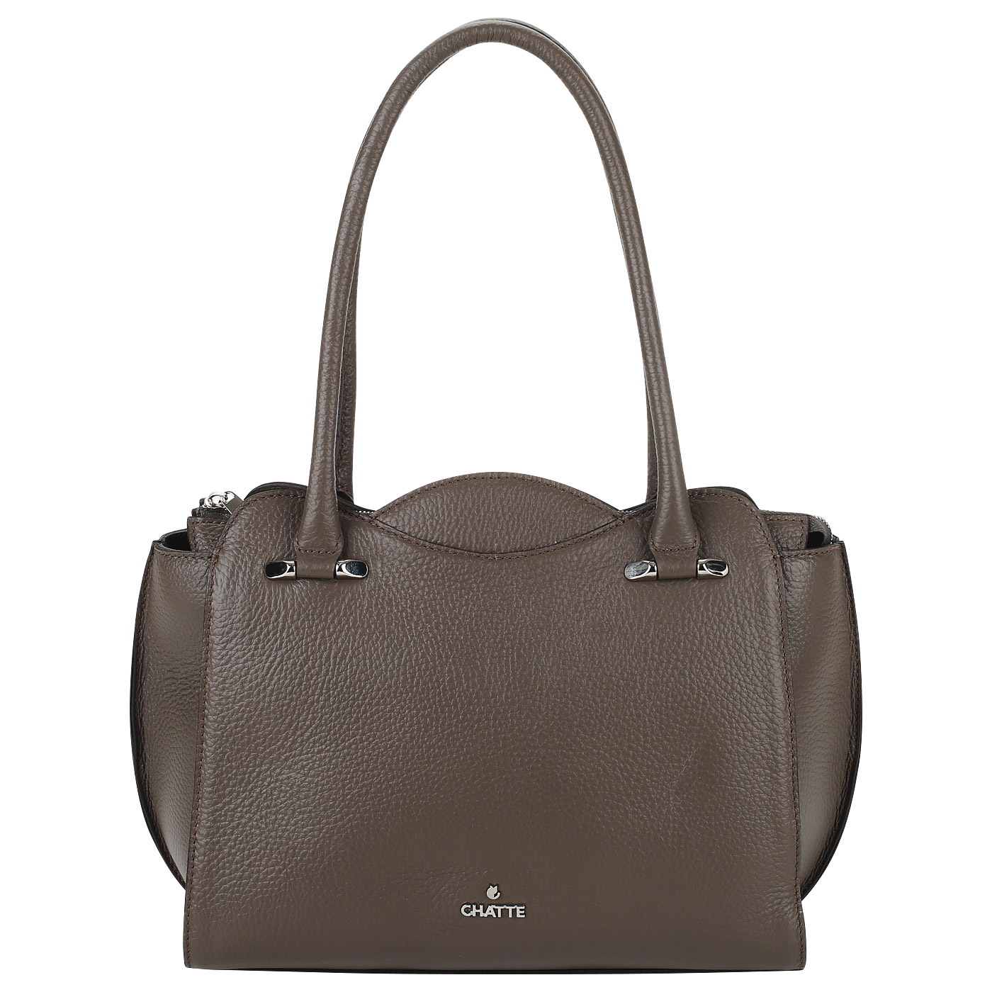 Chatte Серо-коричневая сумка