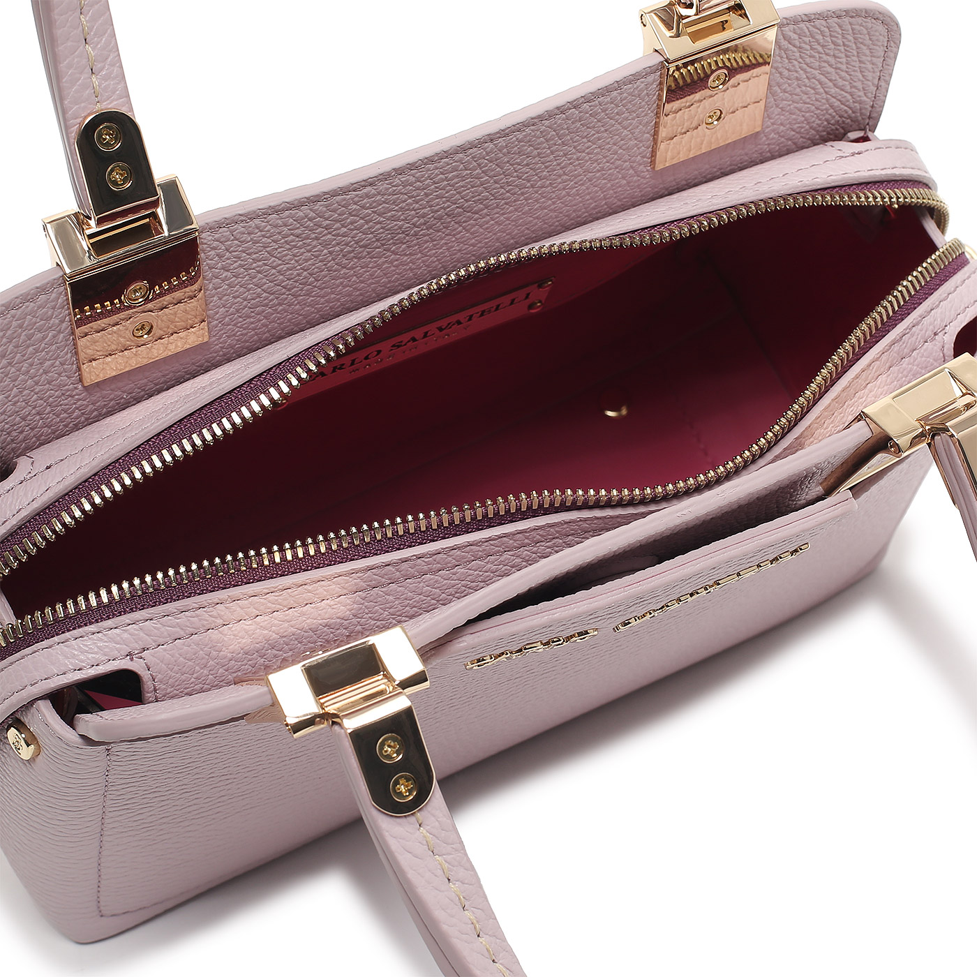 Кожаная сумка Carlo Salvatelli Swami gemma