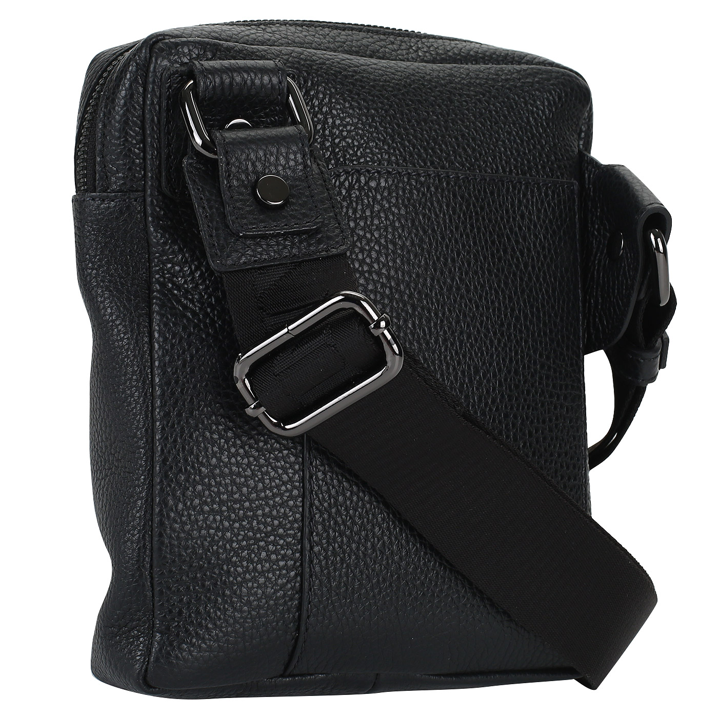 Сумка-планшет из черной кожи Ripani Urban