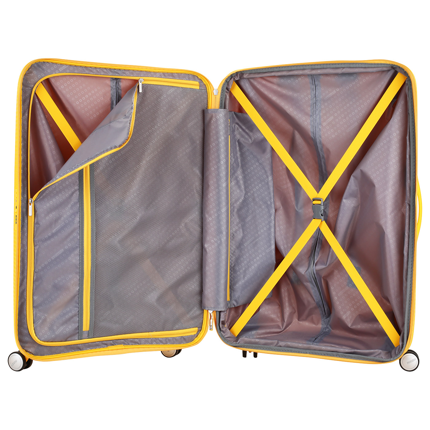 Чемодан большой L из полипропилена с кодовым замком American Tourister Soundbox