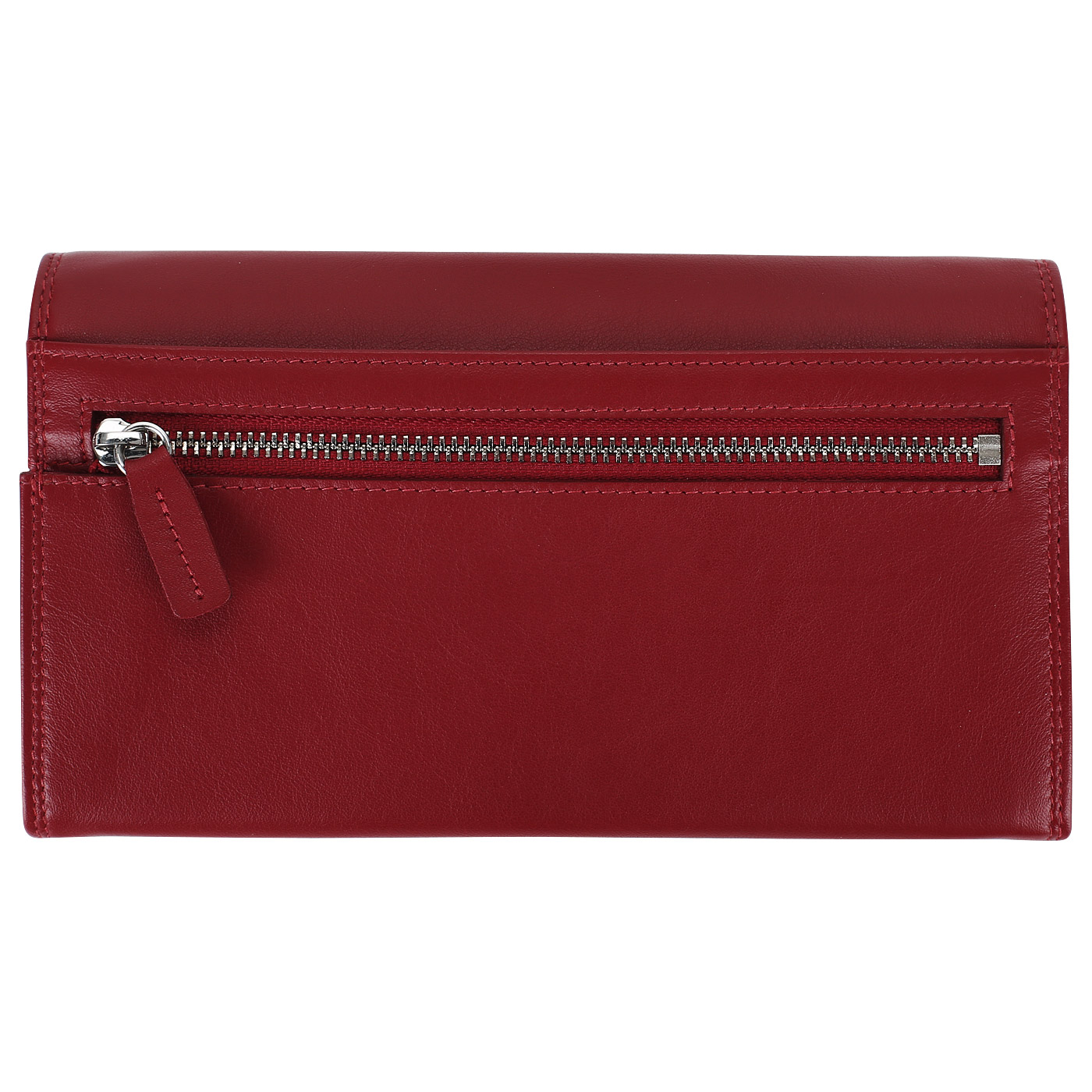 Красное портмоне на кнопке Braun Buffel Golf 2.0