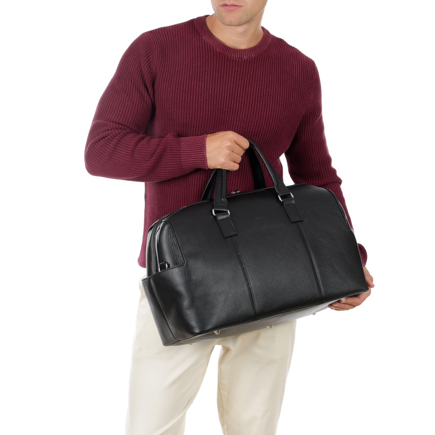 Дорожная сумка из натуральной кожи Stevens 