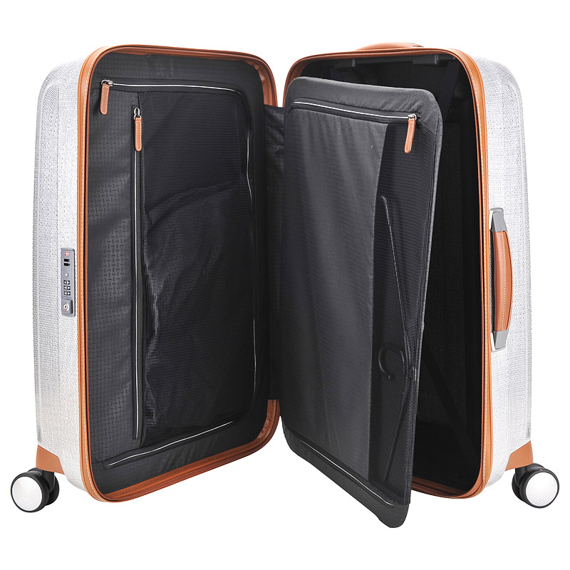 Чемодан средний M из материала Curv Samsonite Lite-Cube Dlx