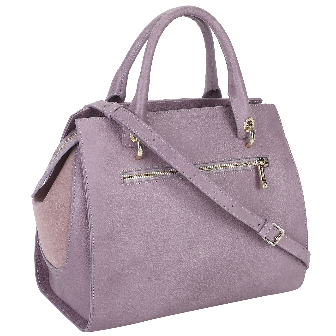 Сумка из комбинированной кожи Aurelli 