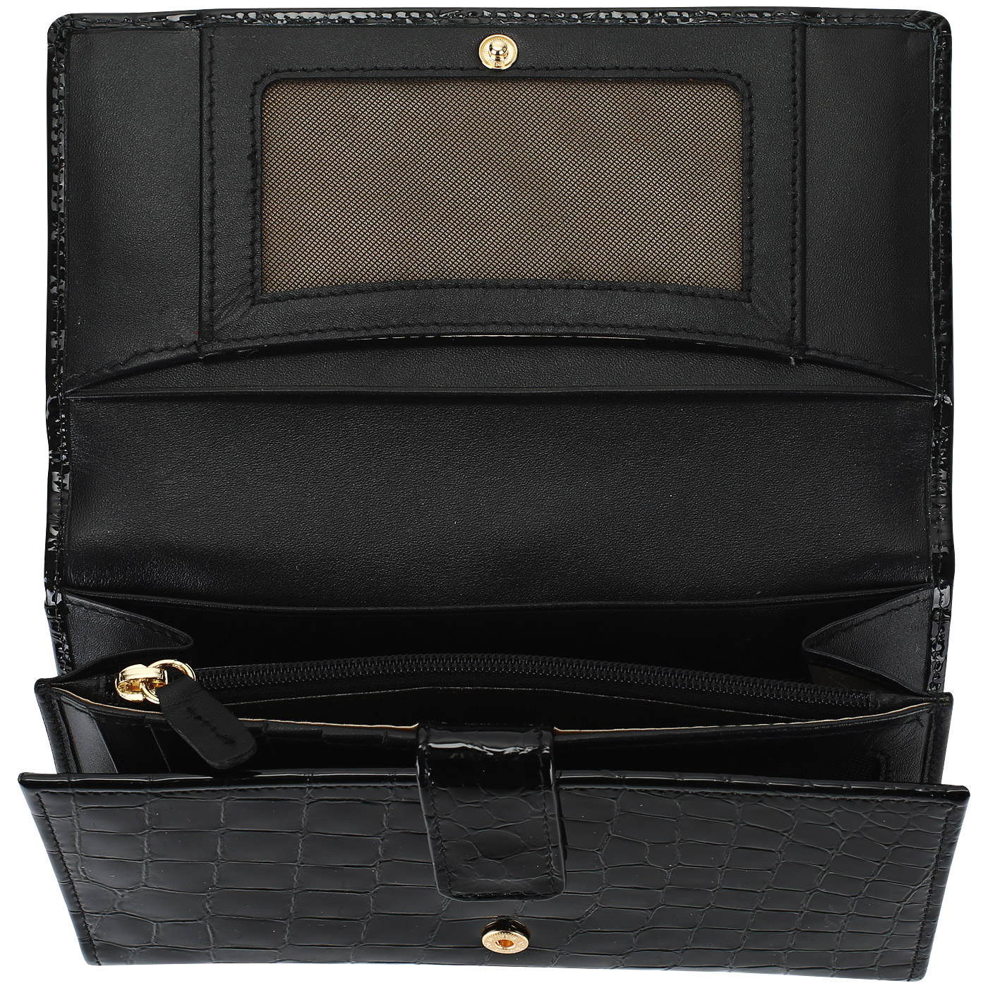 Портмоне с крокодиловой отделкой Braun Buffel Glanzcroko