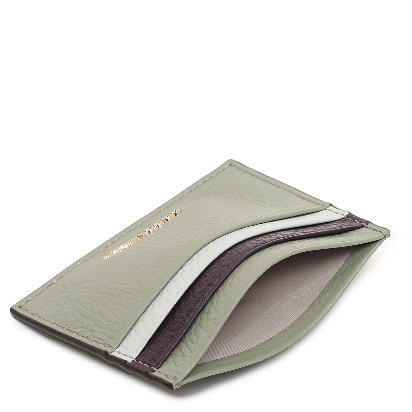 Кожаная визитница Coccinelle Metallic Tricolor