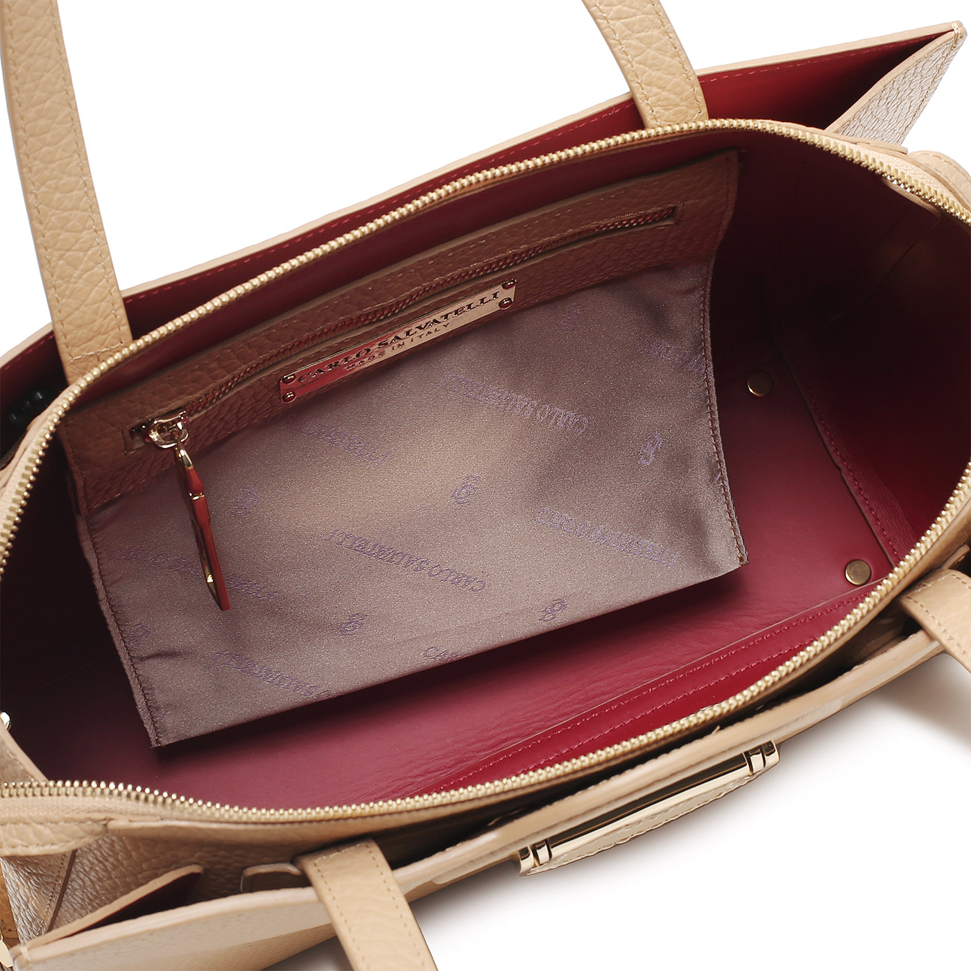 Кожаная сумка Carlo Salvatelli Tiziana gemma