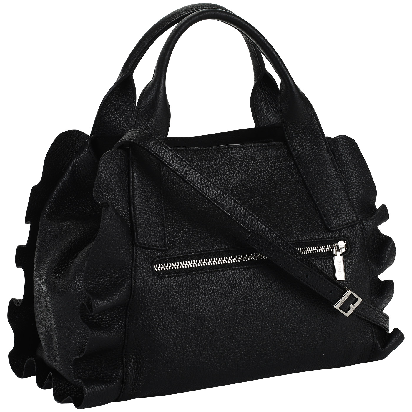 Черная кожаная сумка Ripani Medinilla