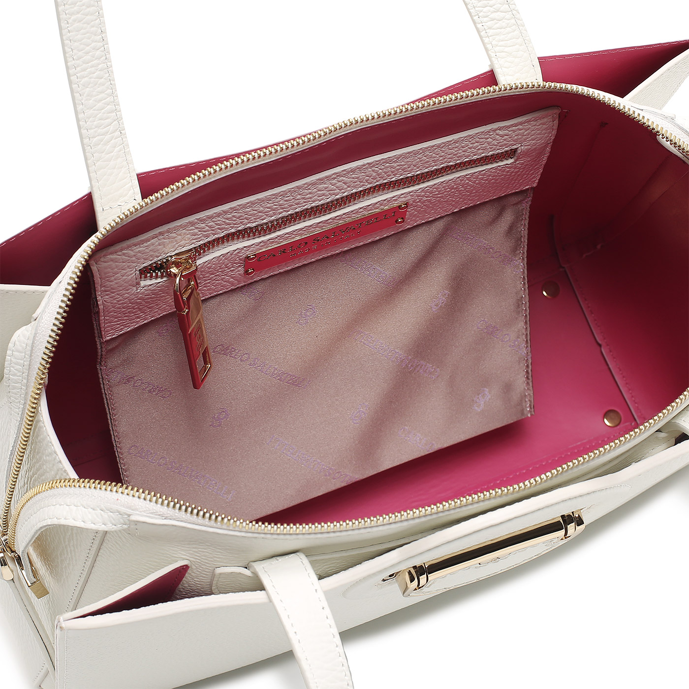 Кожаная сумка Carlo Salvatelli Tiziana gemma