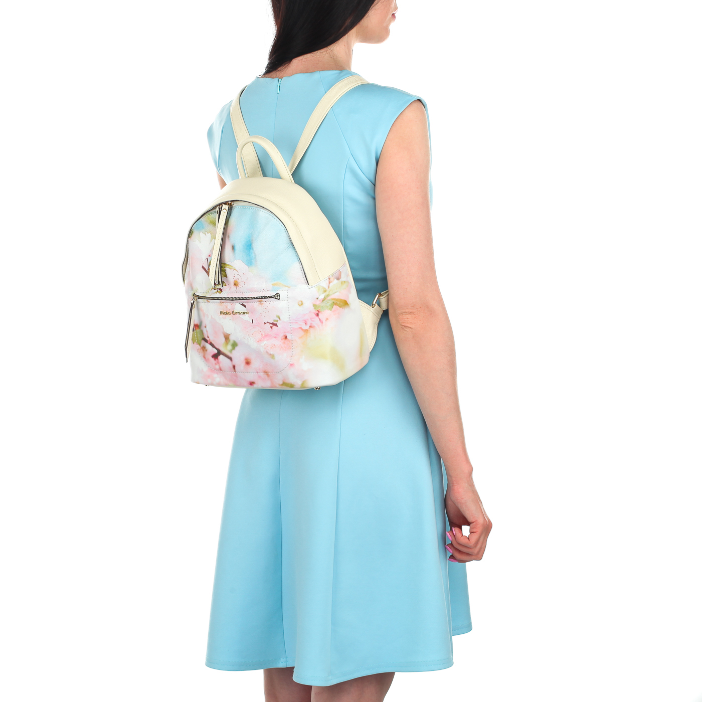Женский рюкзак из кожи с принтом Fiato Dream 